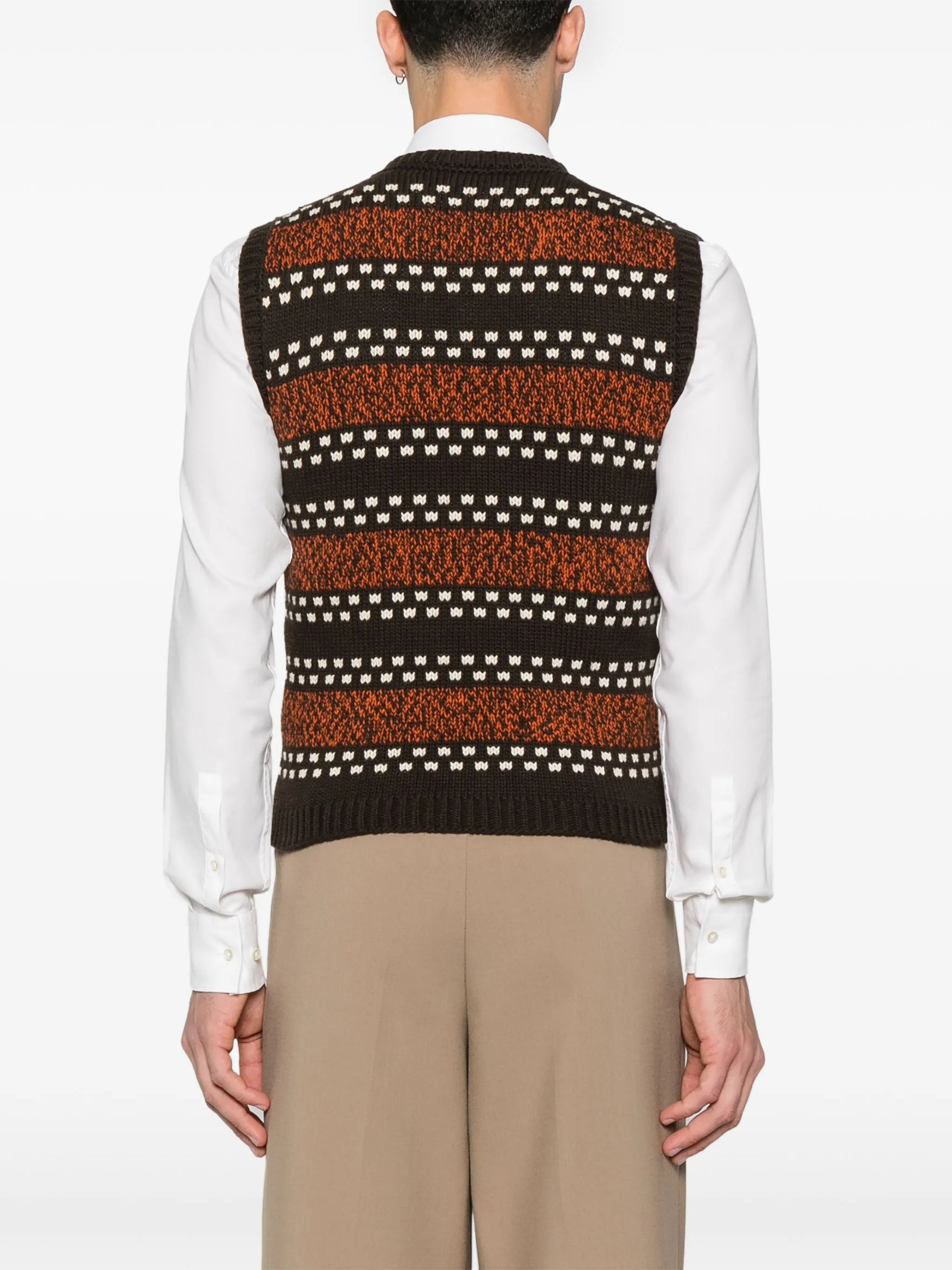 VLogo-signature wool vest