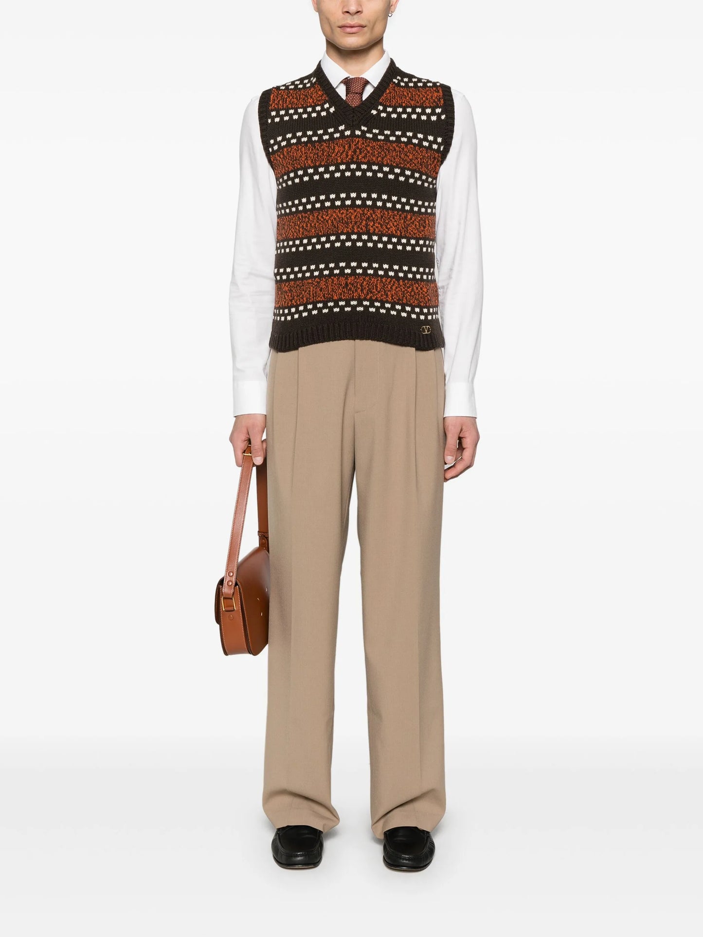 VLogo-signature wool vest