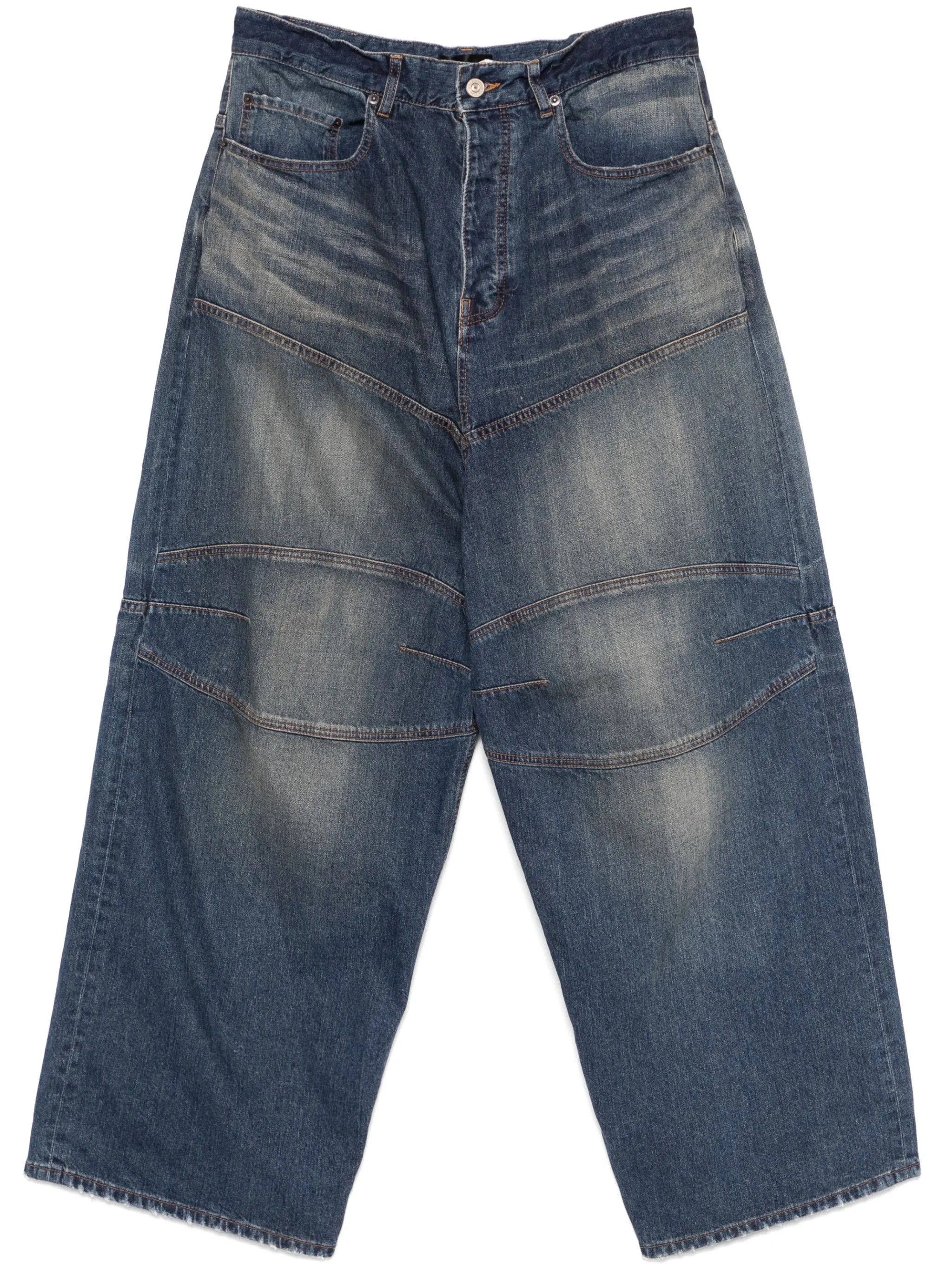 logo-patch jeans