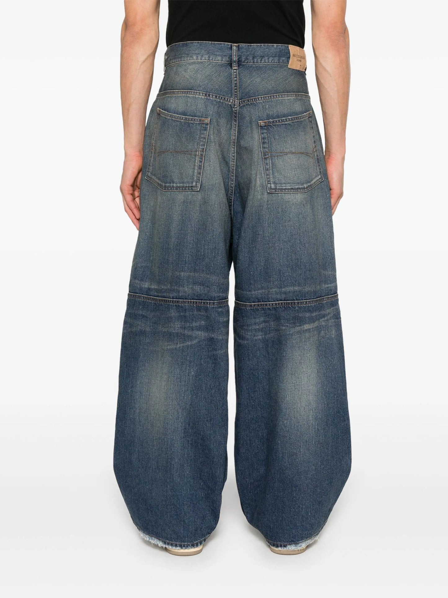 logo-patch jeans