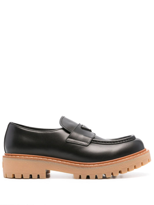 leather loafers