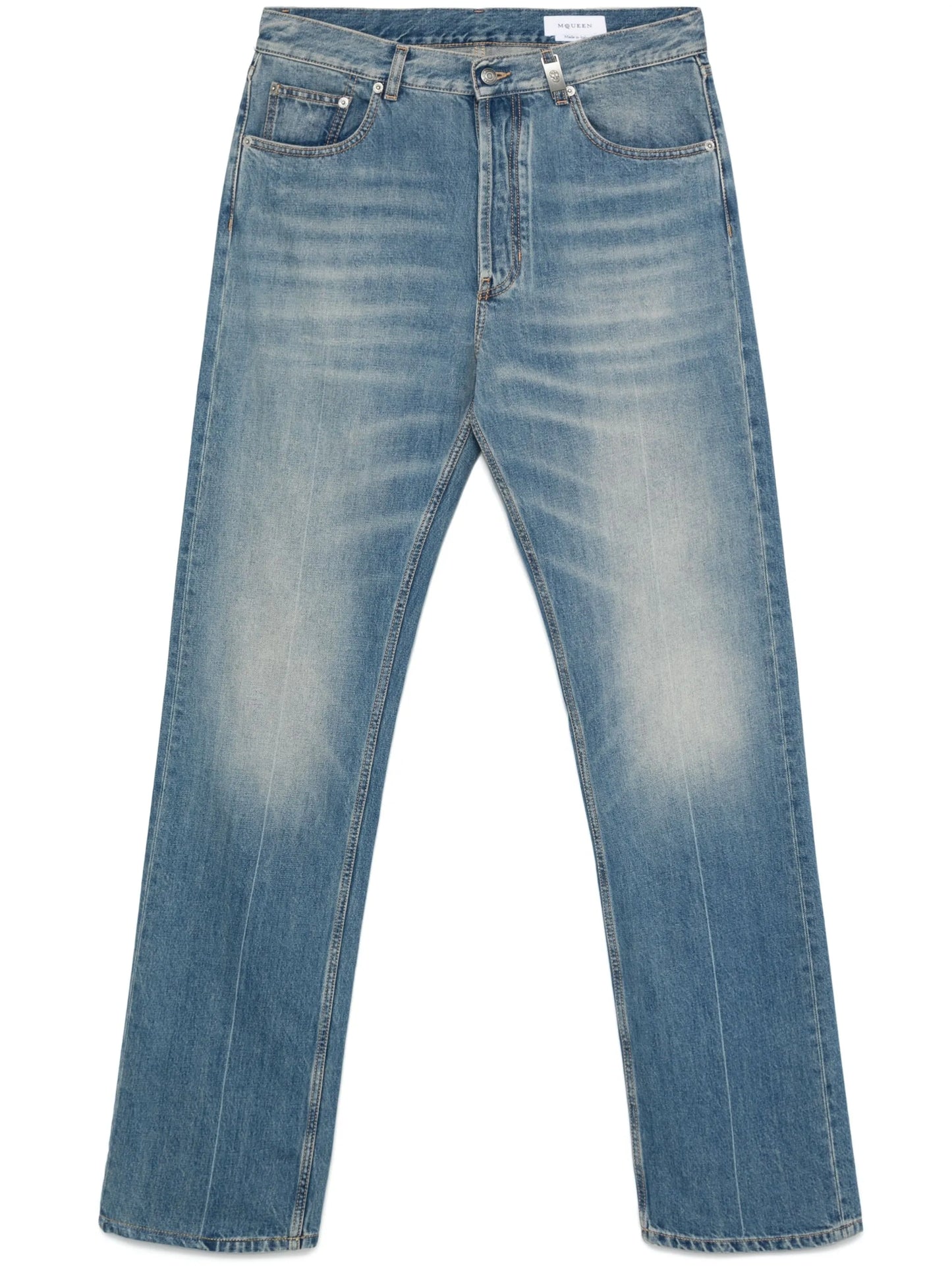 straight-leg jeans