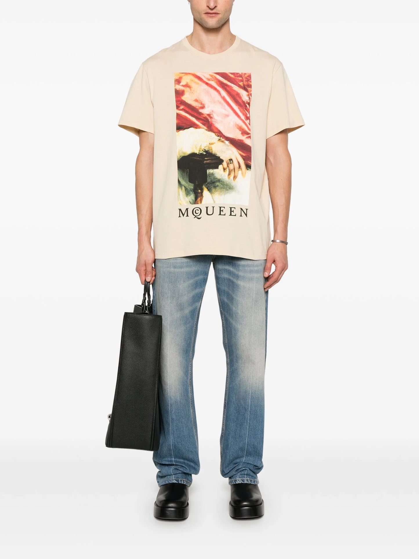 straight-leg jeans