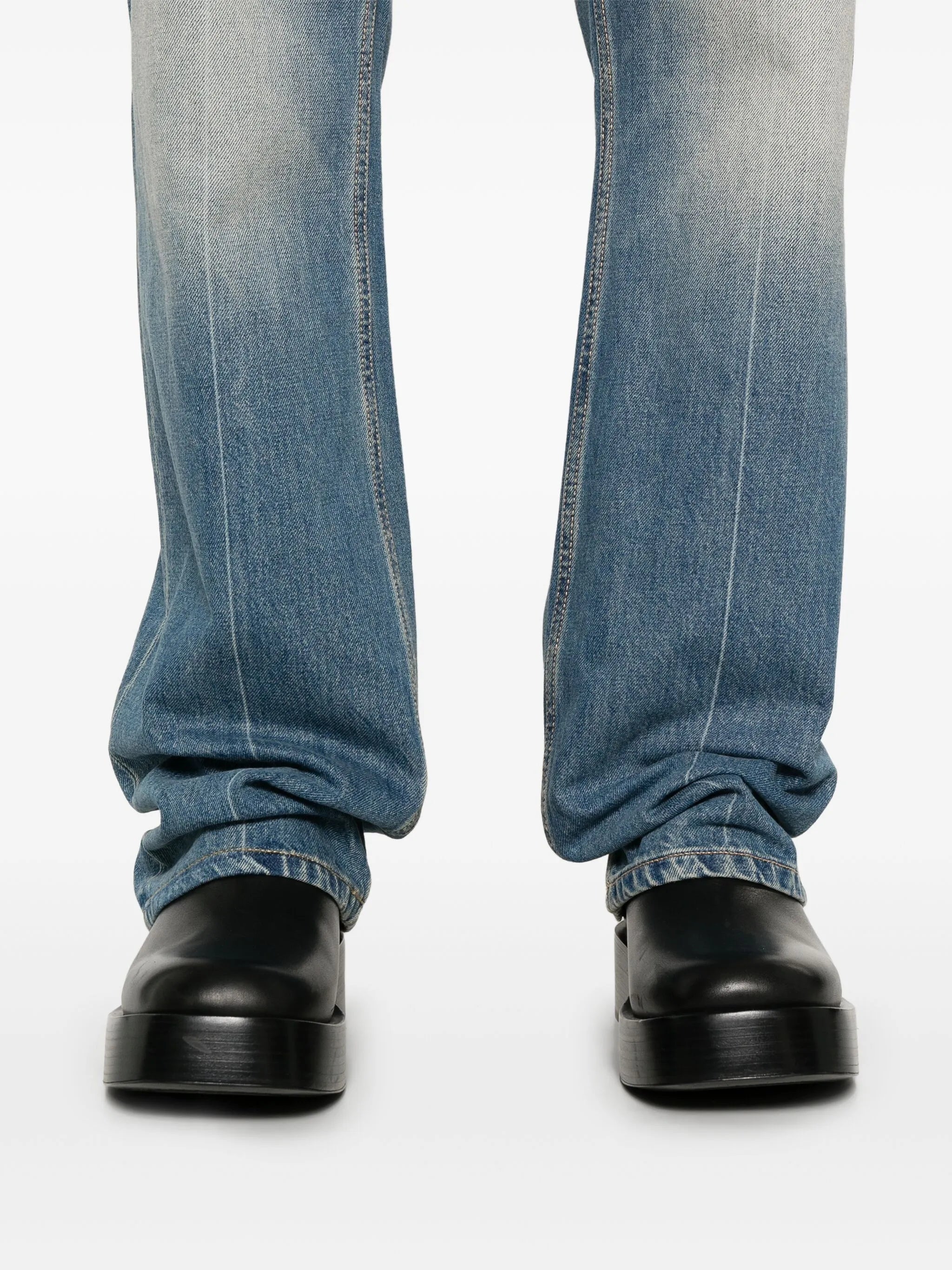 straight-leg jeans