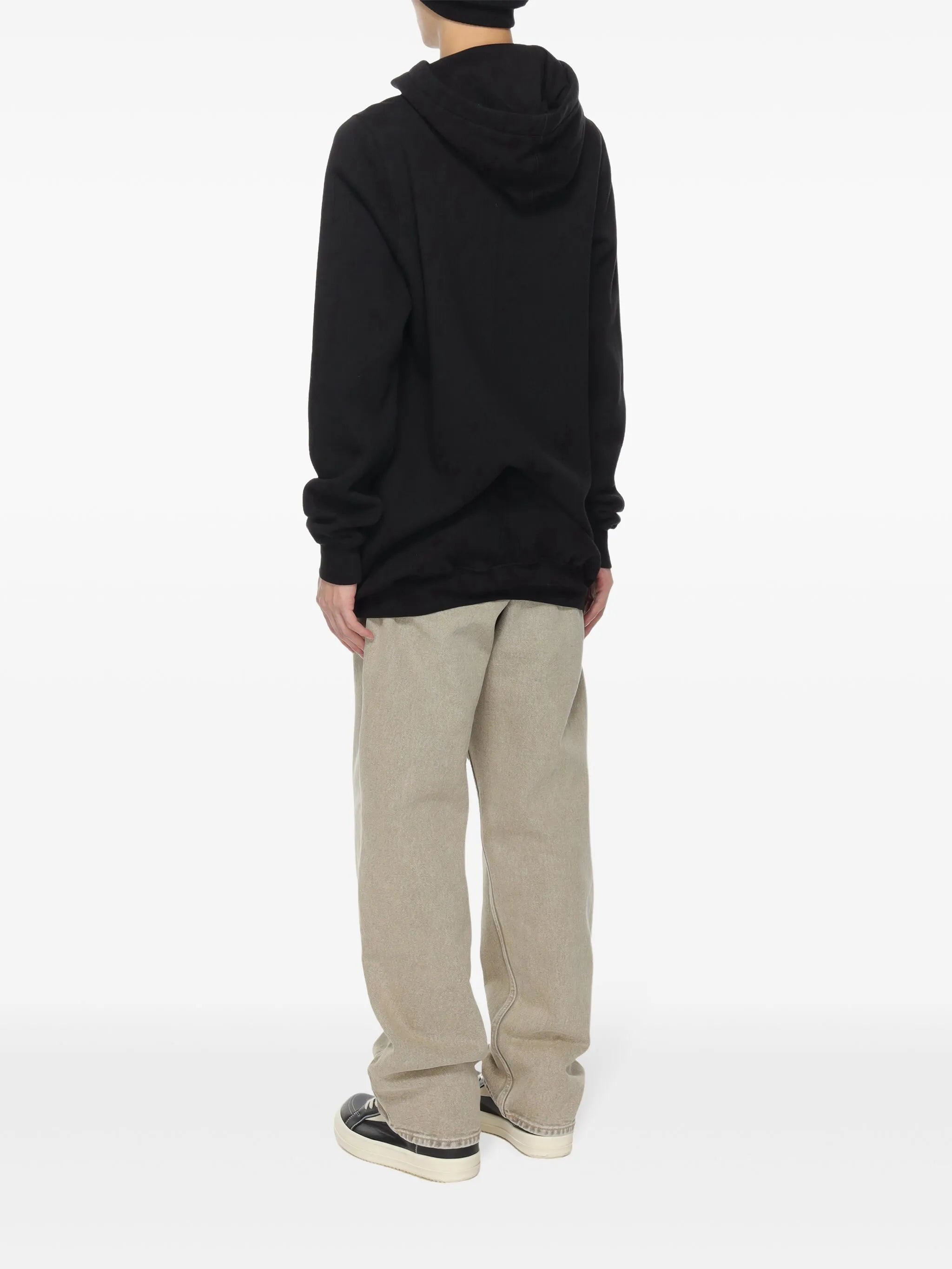 mirrored-stud hoodie
