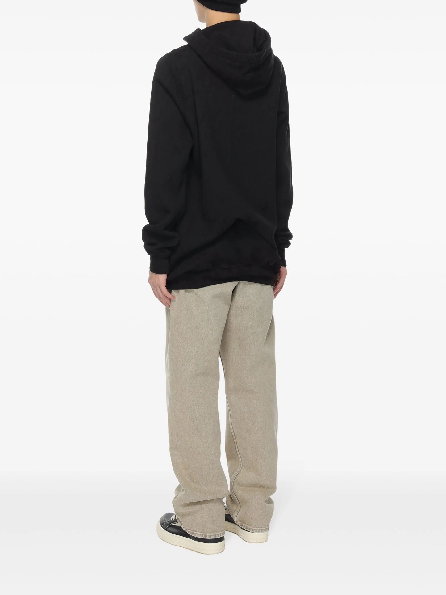 mirrored-stud hoodie