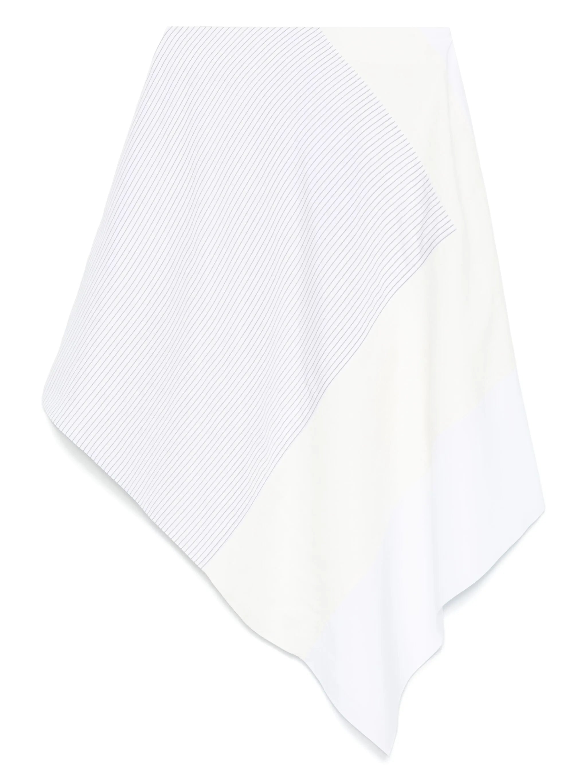 asymmetric midi skirt