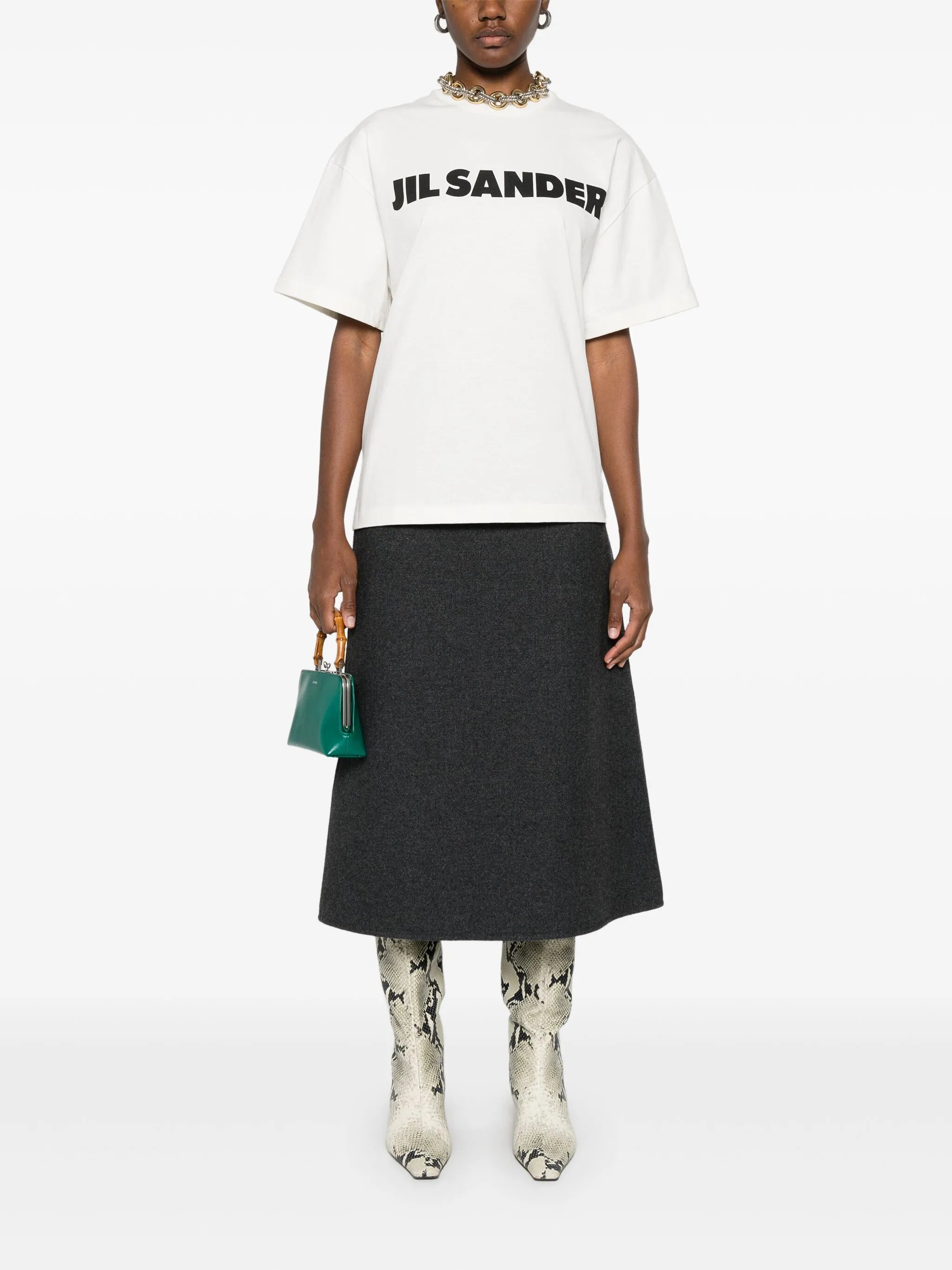 logo-print T-shirt