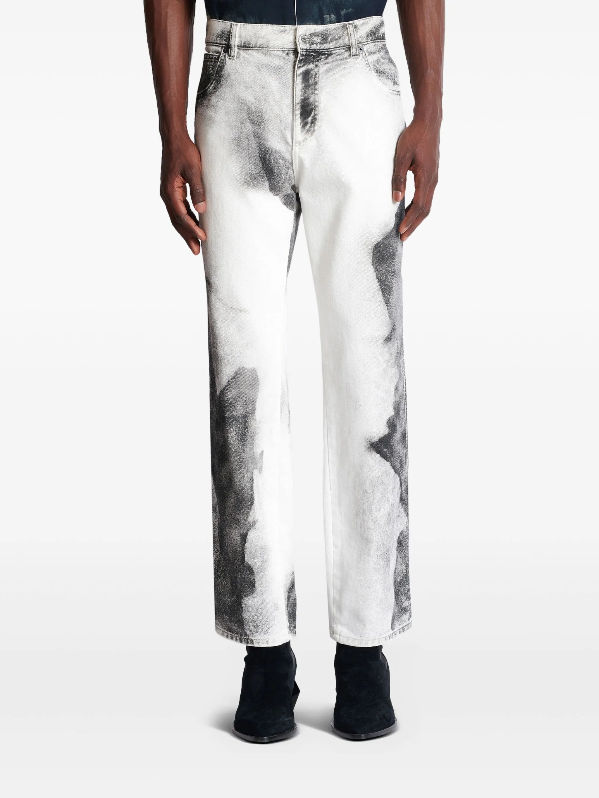 Moon Print jeans