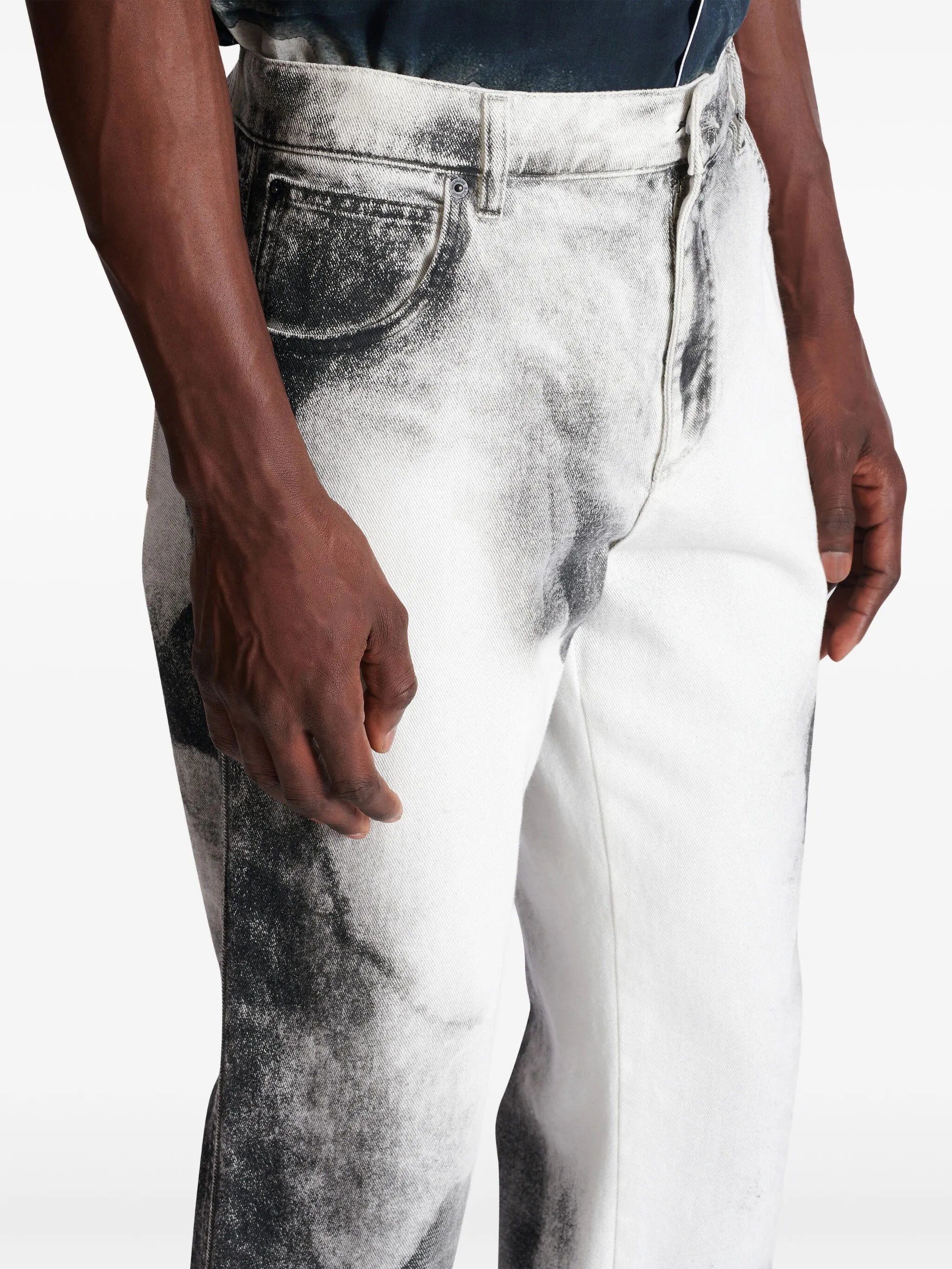 Moon Print jeans
