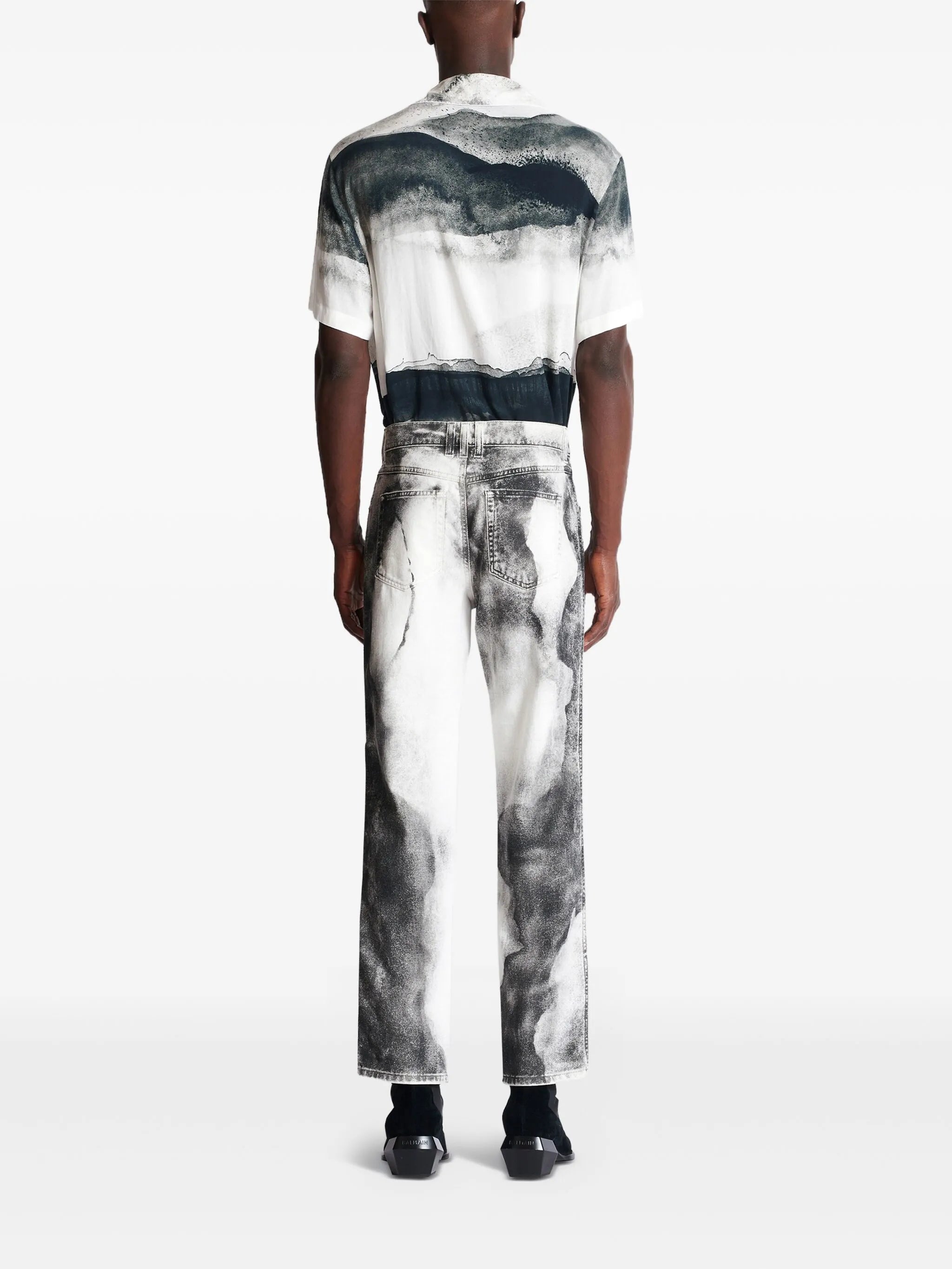 Moon Print jeans