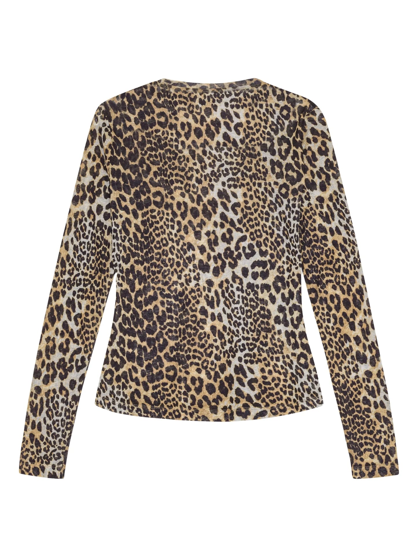 leopard-print top