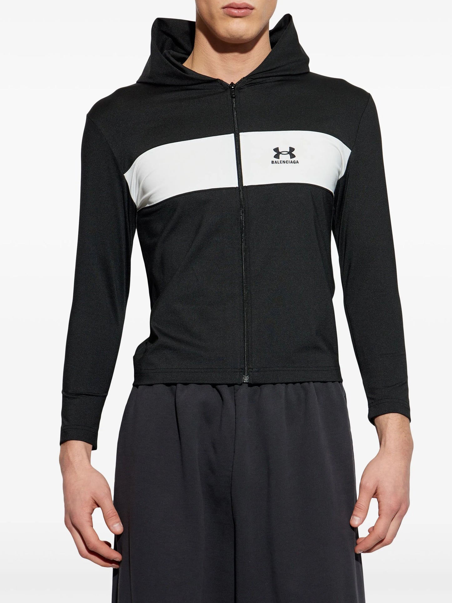 x Under Armour logo-embroidered hoodie