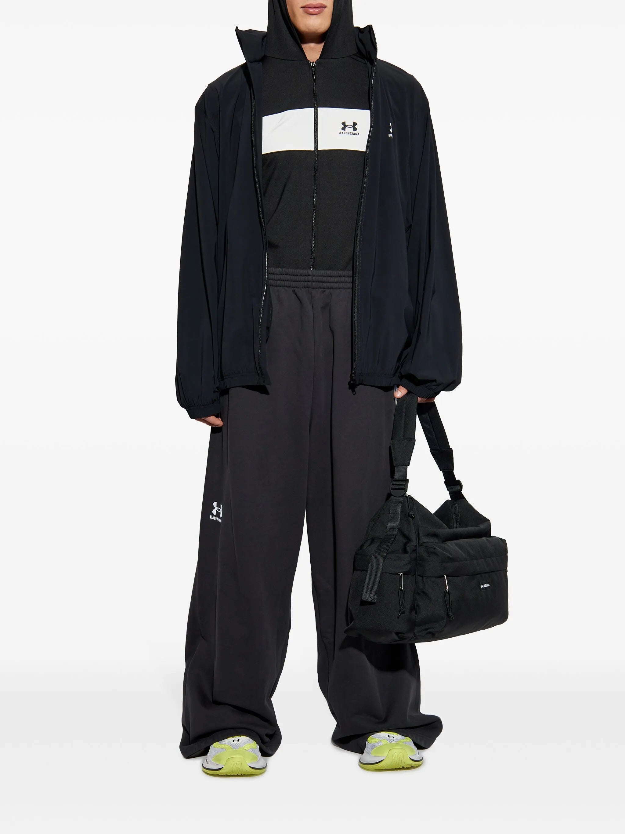 x Under Armour logo-embroidered hoodie