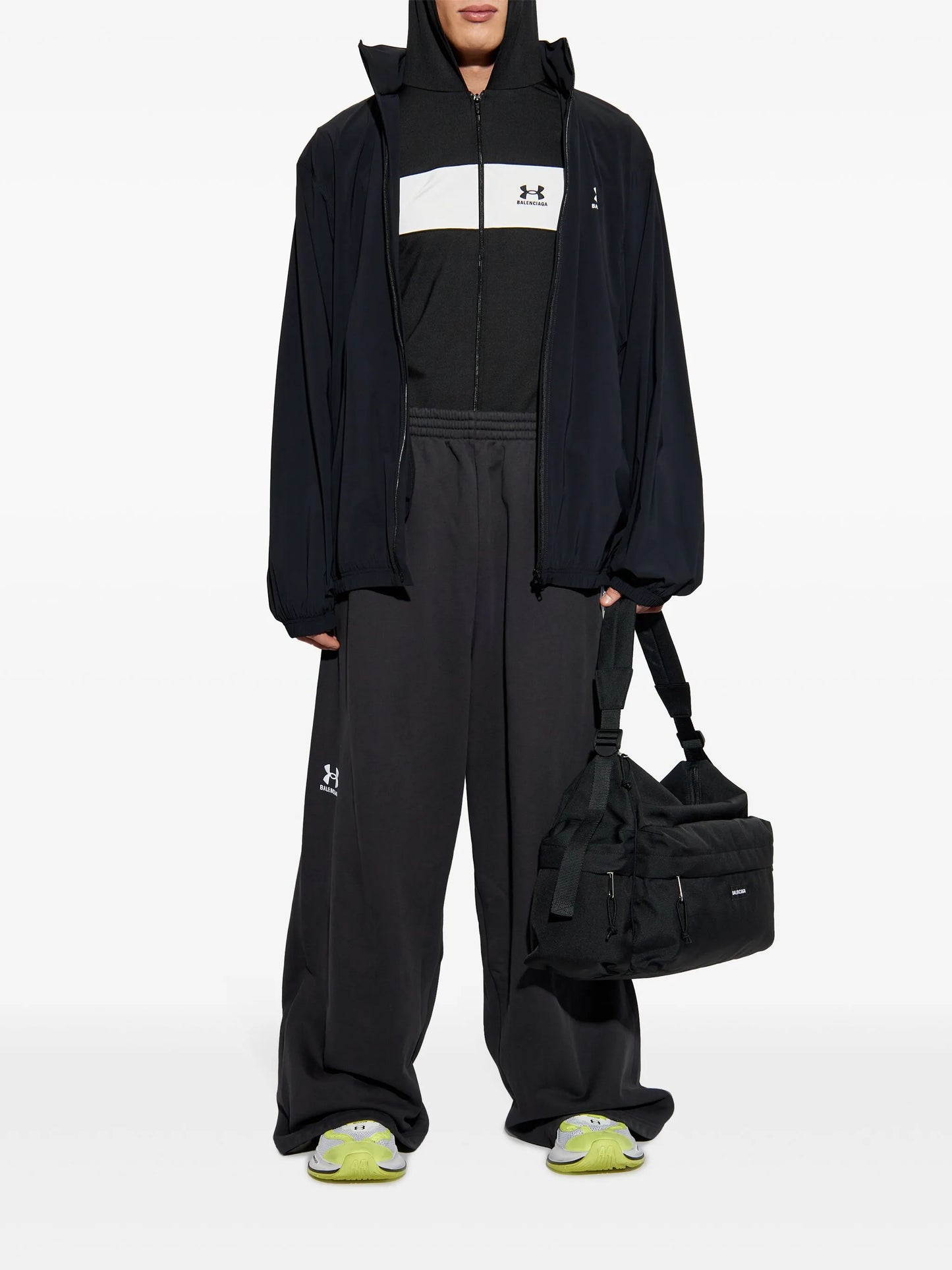 x Under Armour logo-embroidered hoodie
