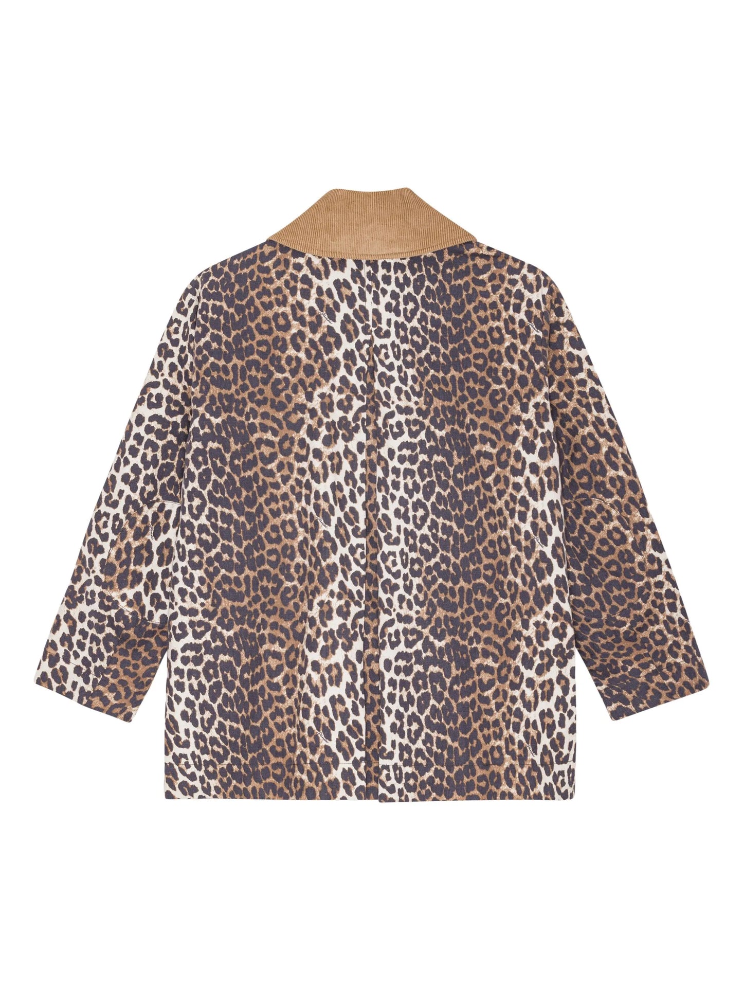 leopard-print bomber jacket