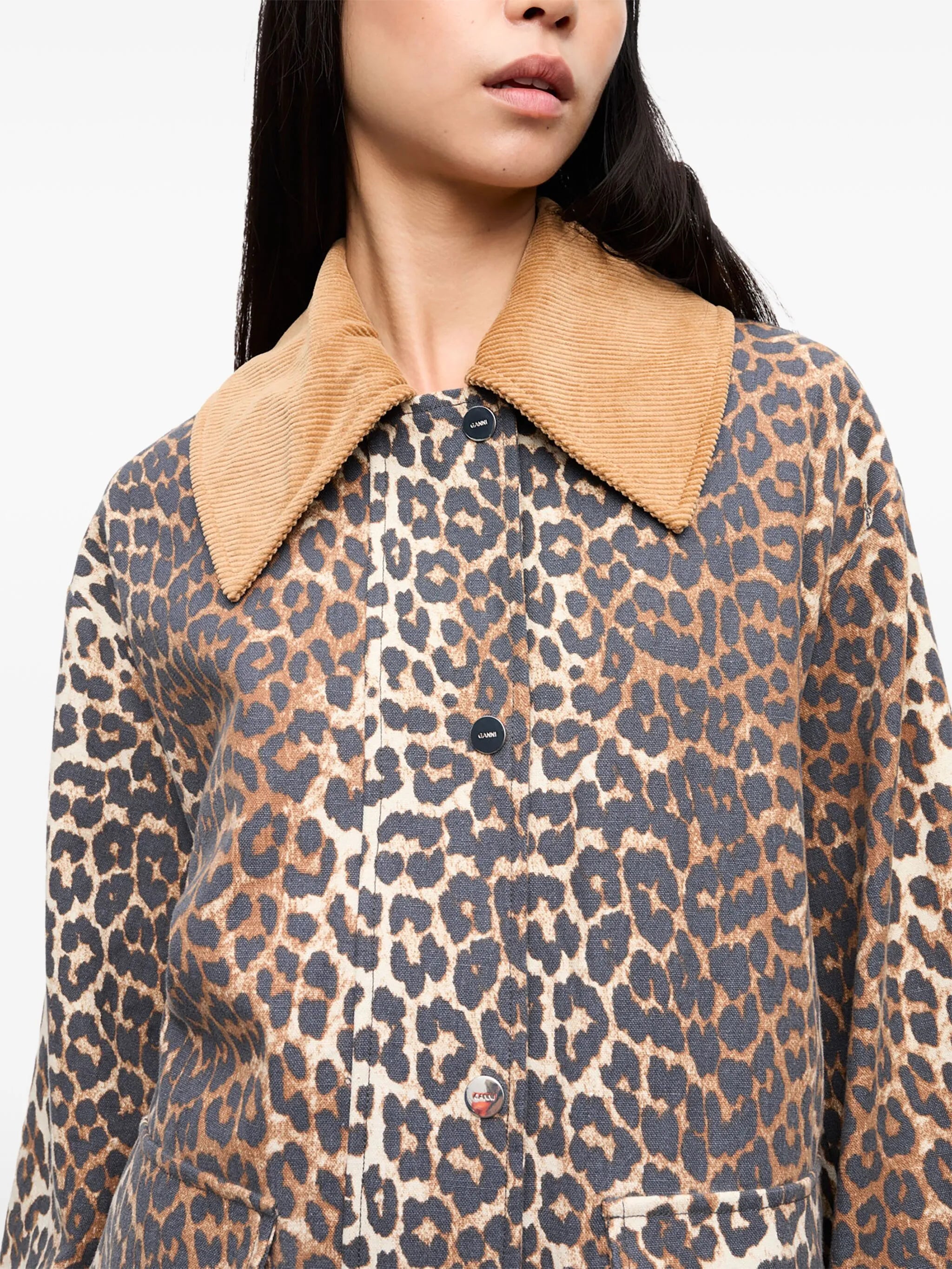 leopard-print bomber jacket