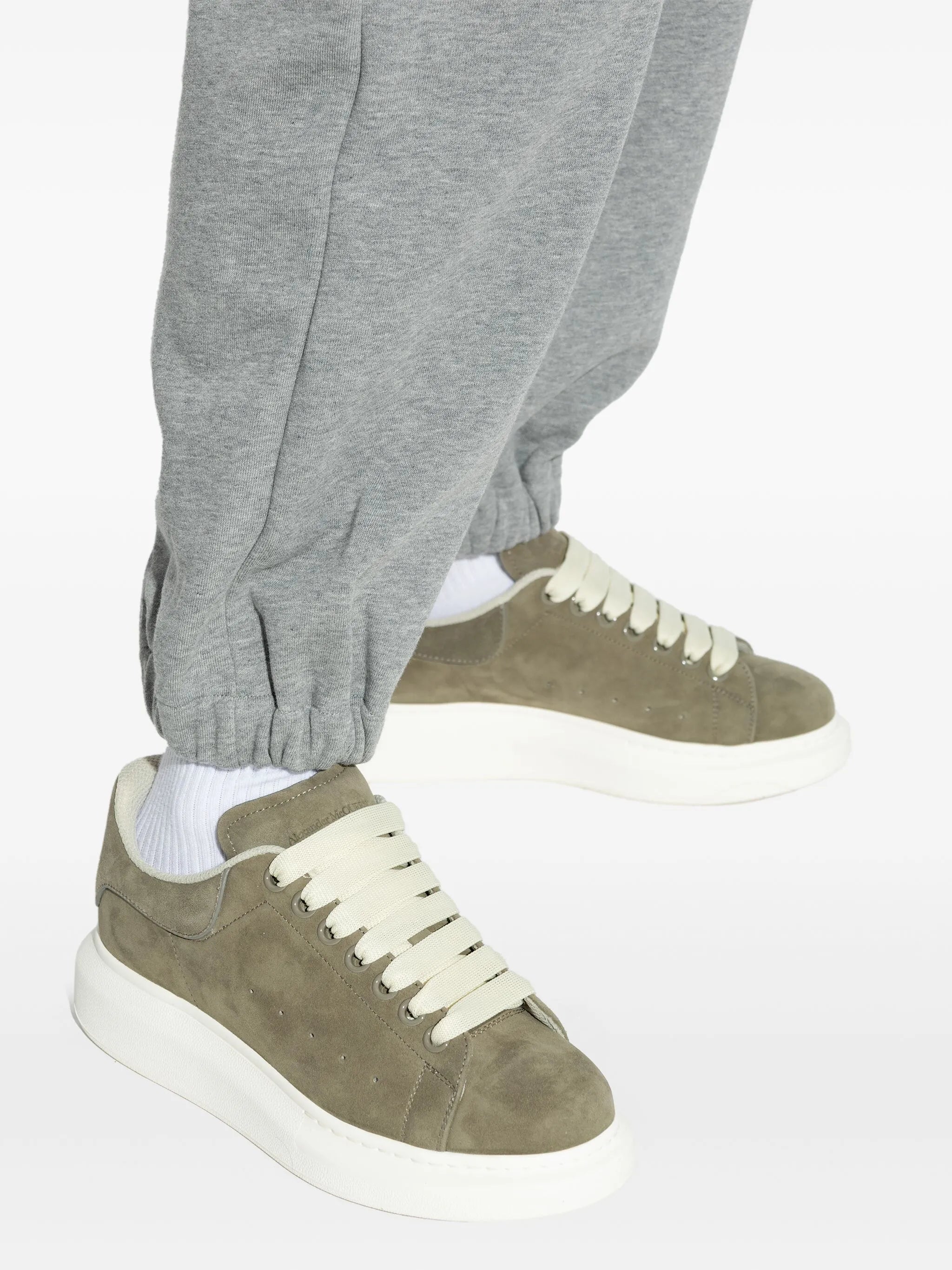 Oversized suede sneakers