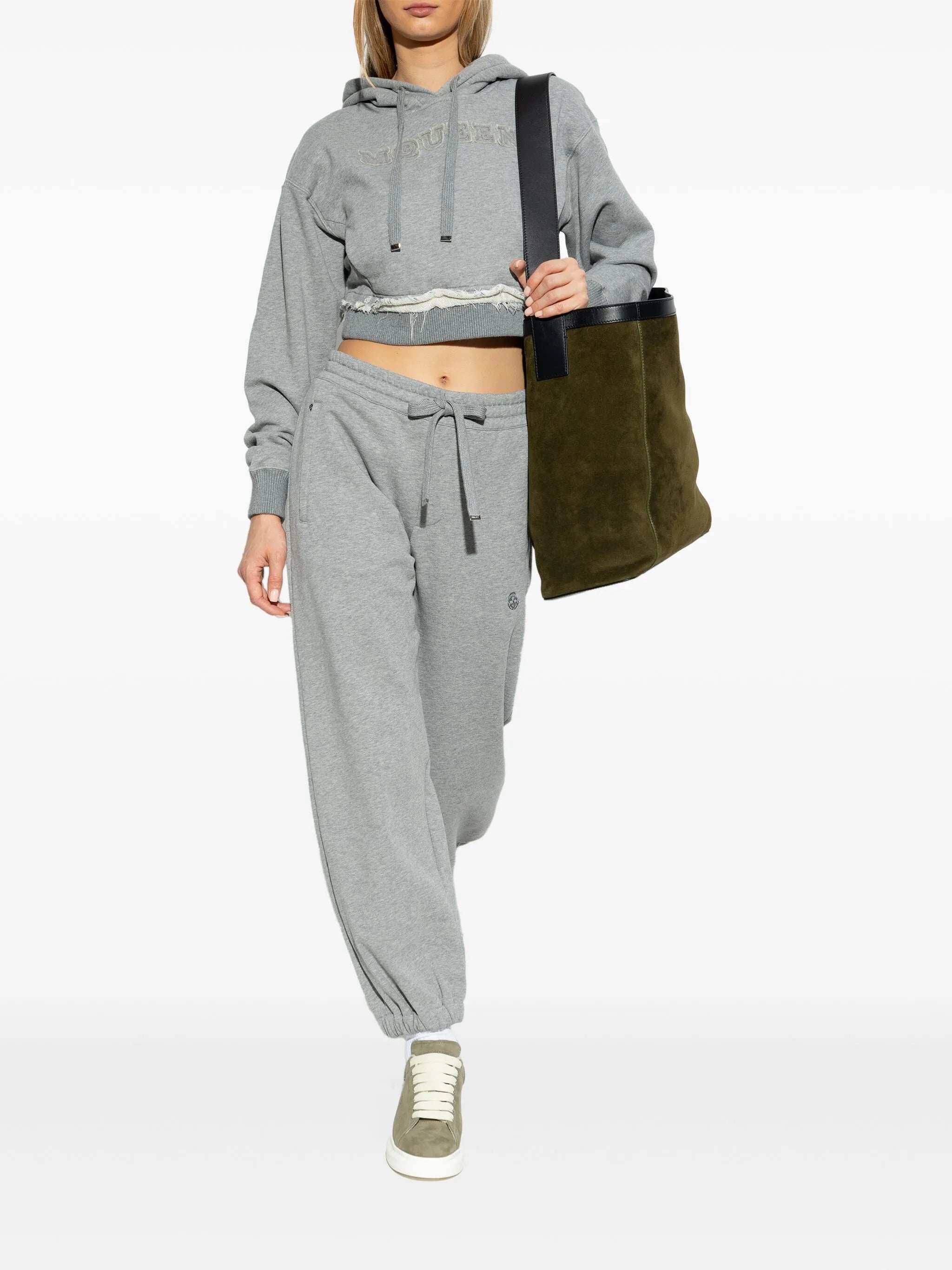 Oversized suede sneakers