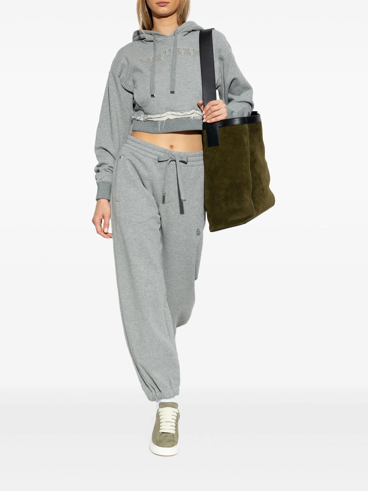 Oversized suede sneakers