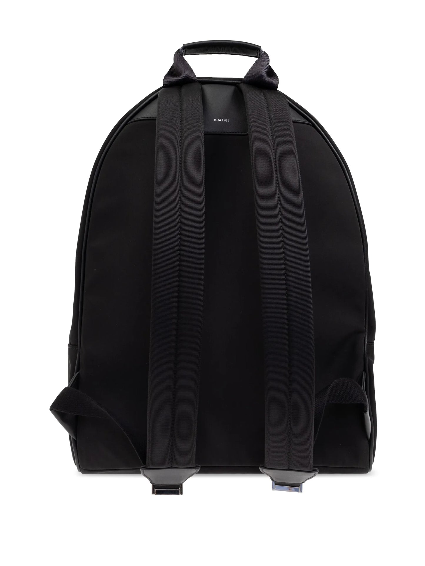 logo-embroidered backpack