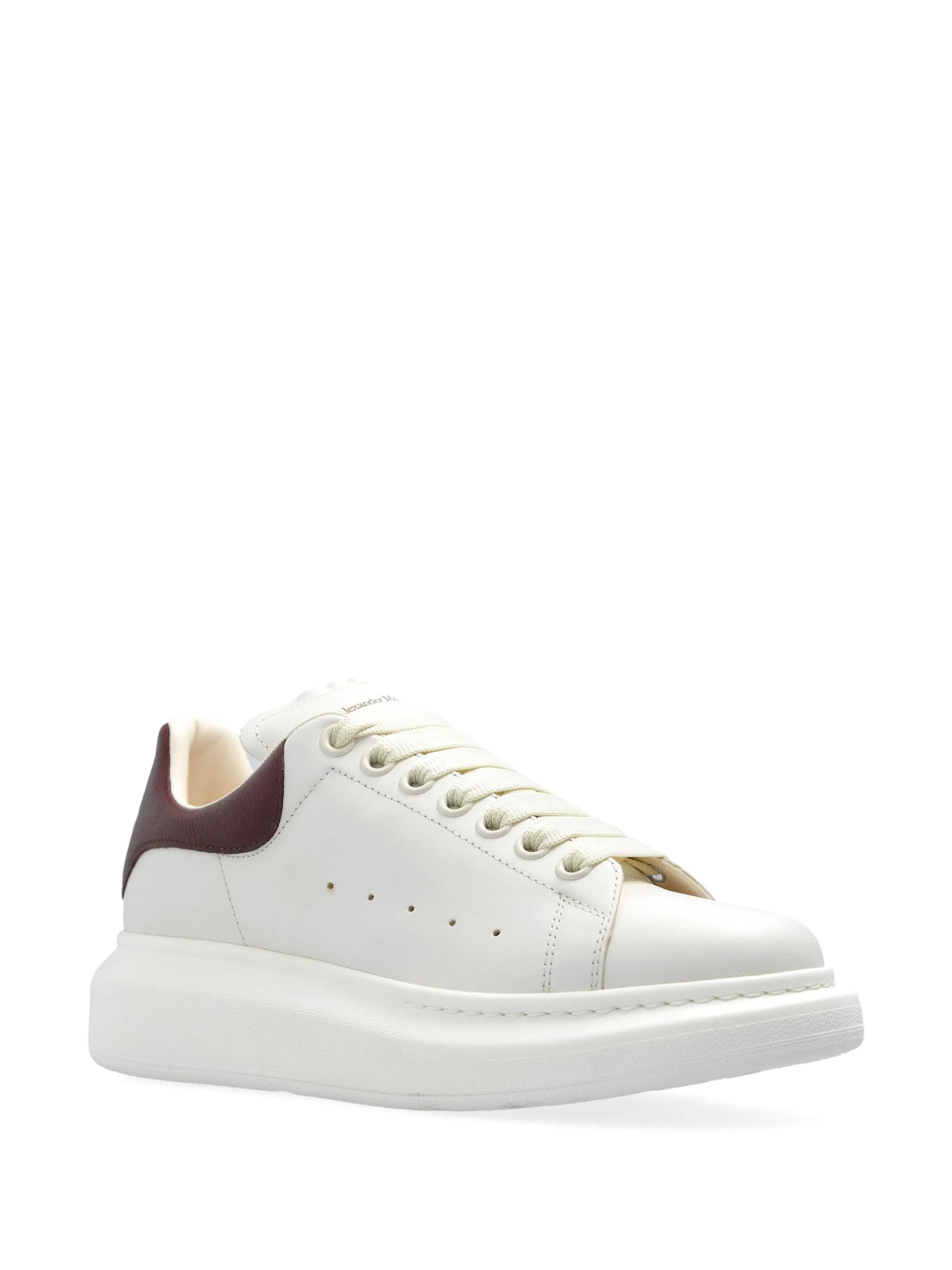 Oversized leather sneakers