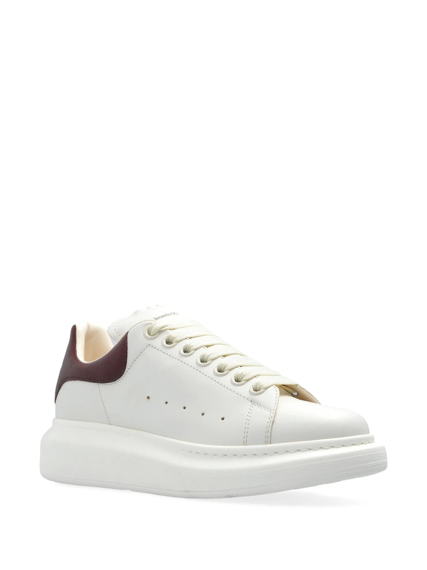 Oversized leather sneakers