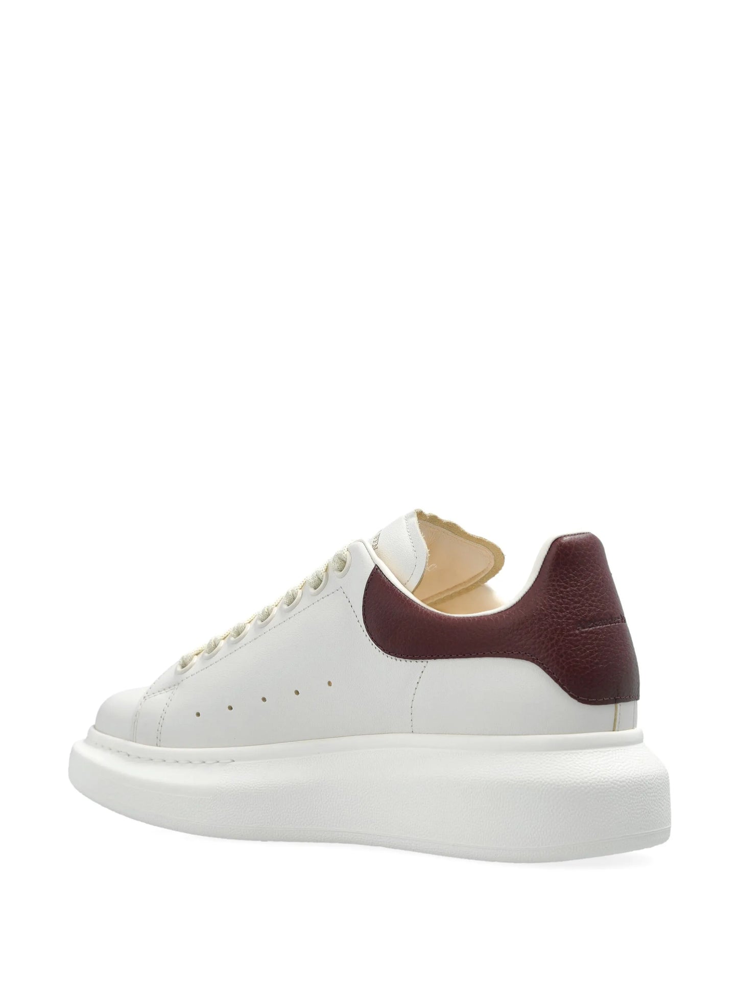 Oversized leather sneakers