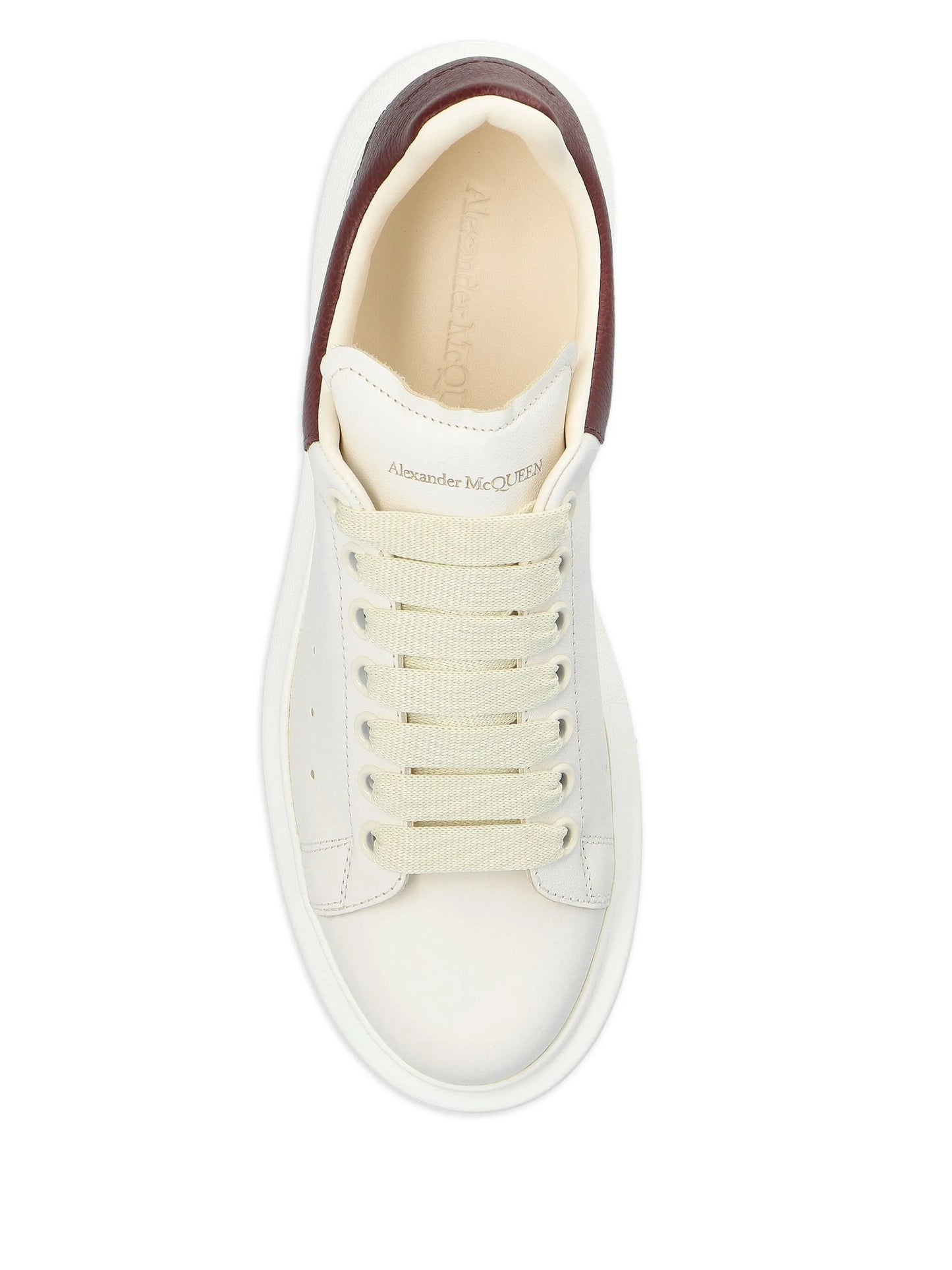Oversized leather sneakers