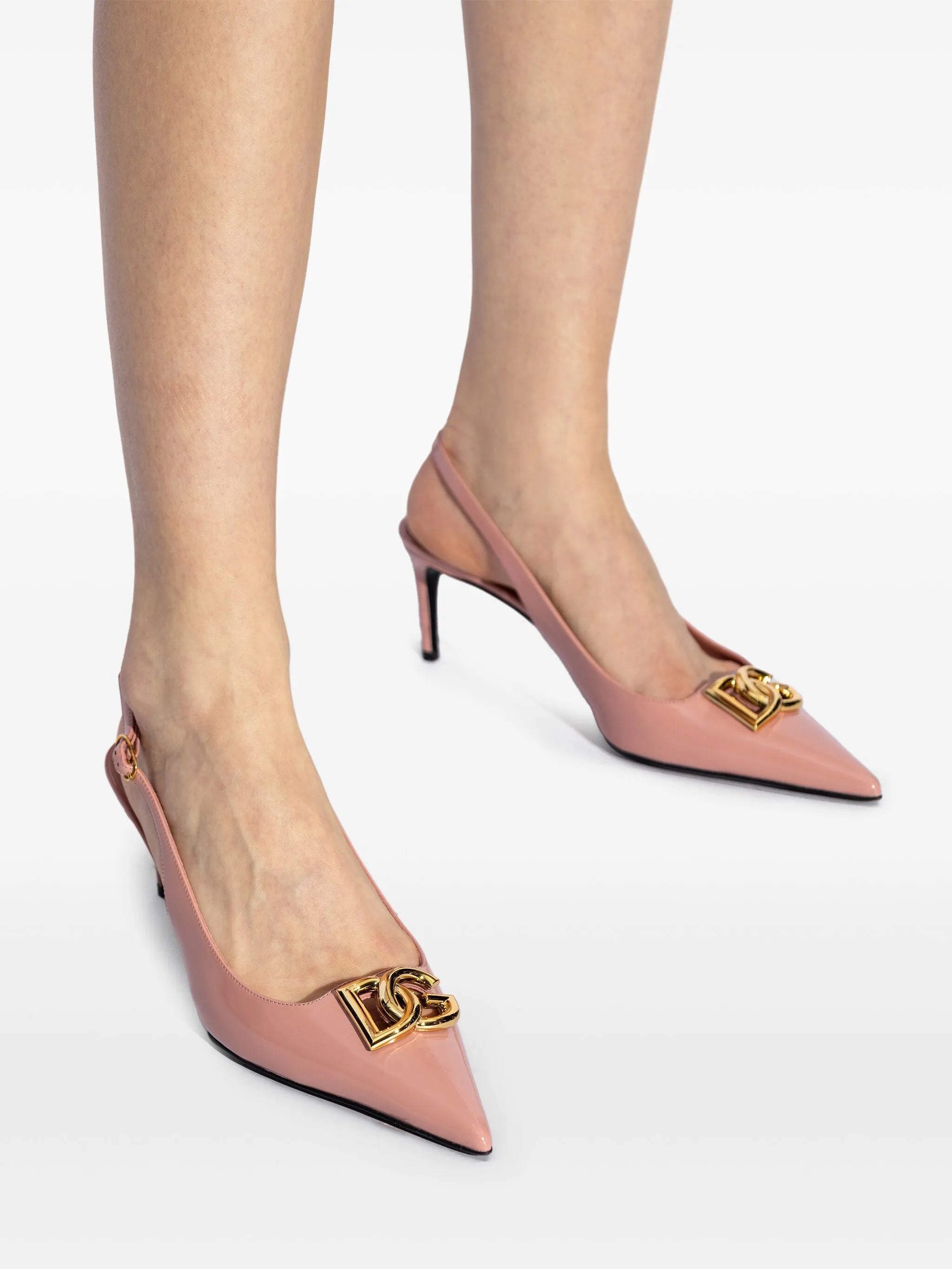 75mm Lollo slingback pumps