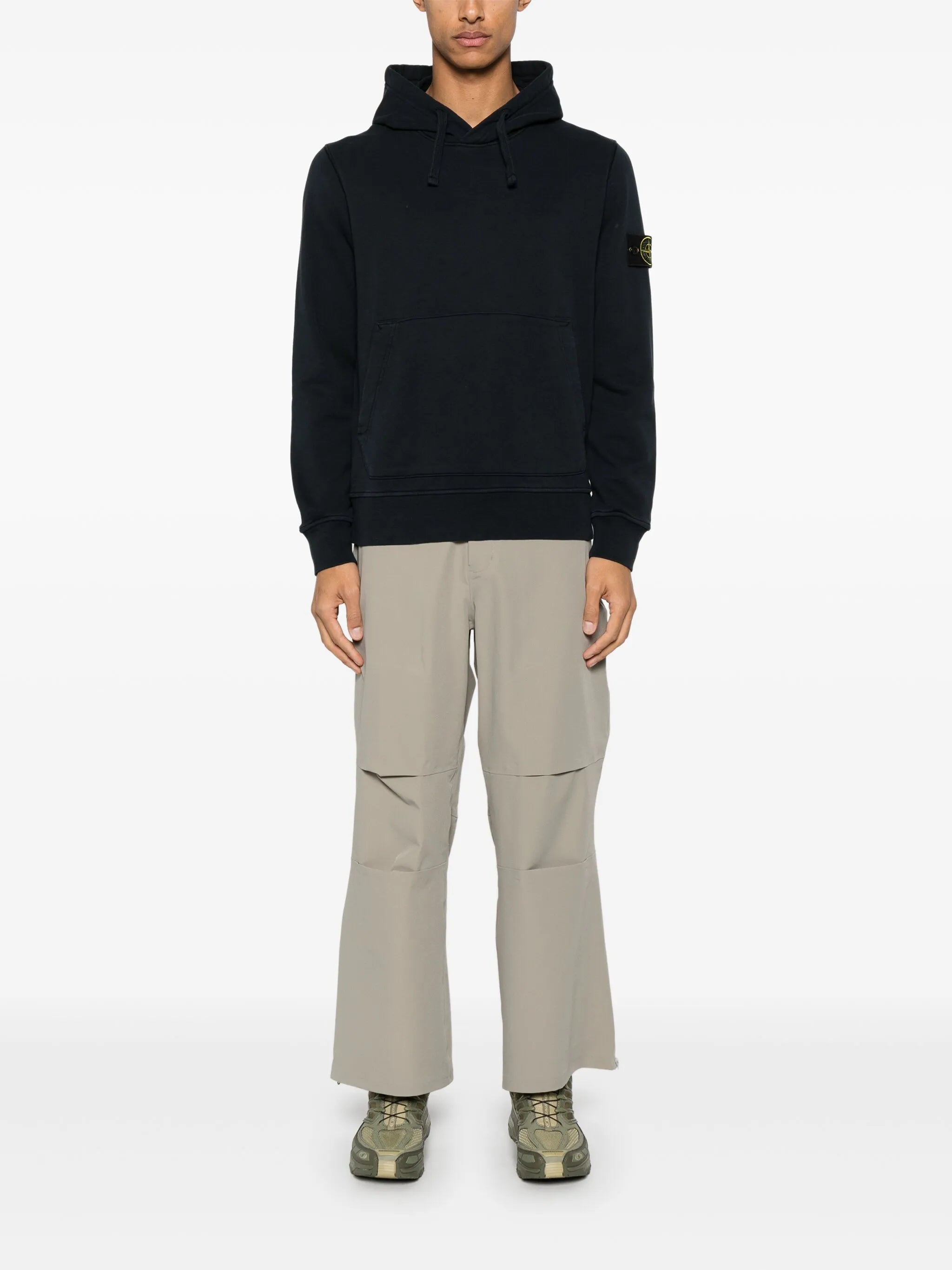 Compass-badge hoodie