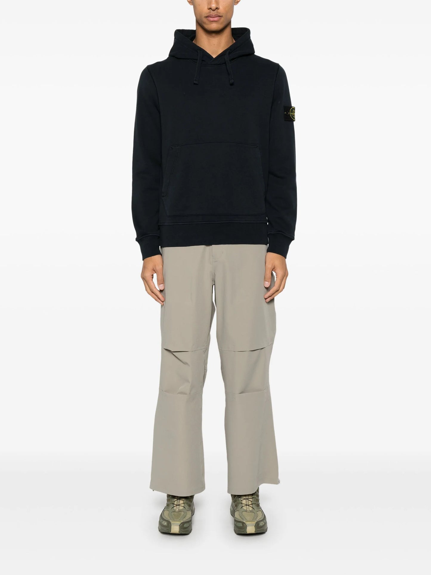 Compass-badge hoodie