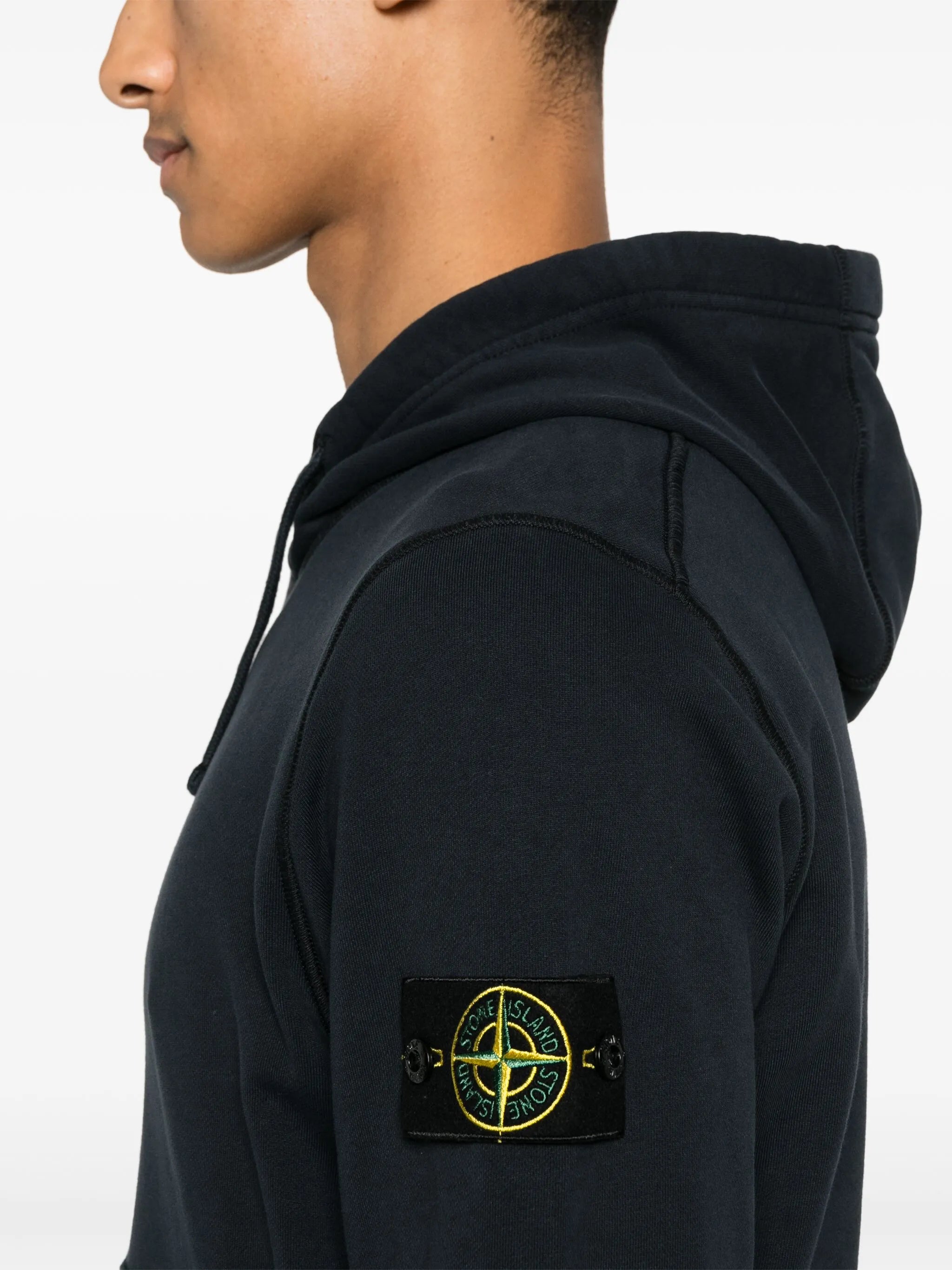Compass-badge hoodie