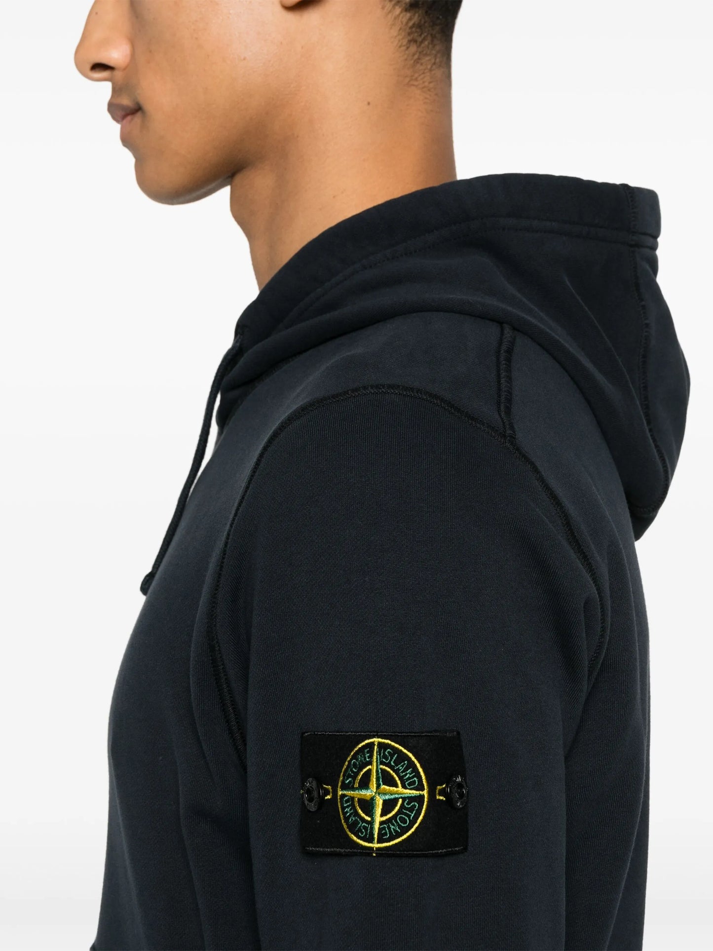 Compass-badge hoodie
