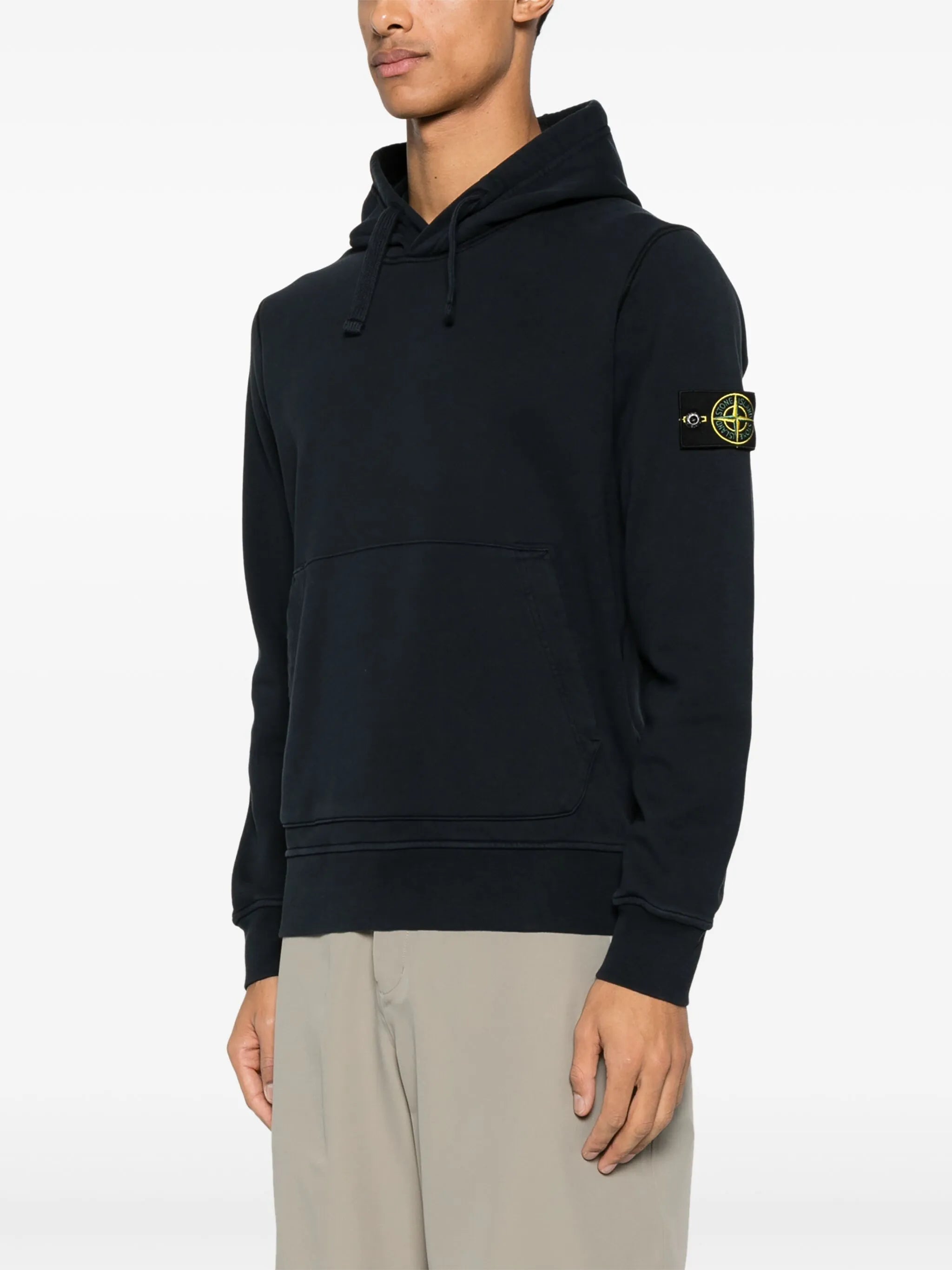 Compass-badge hoodie