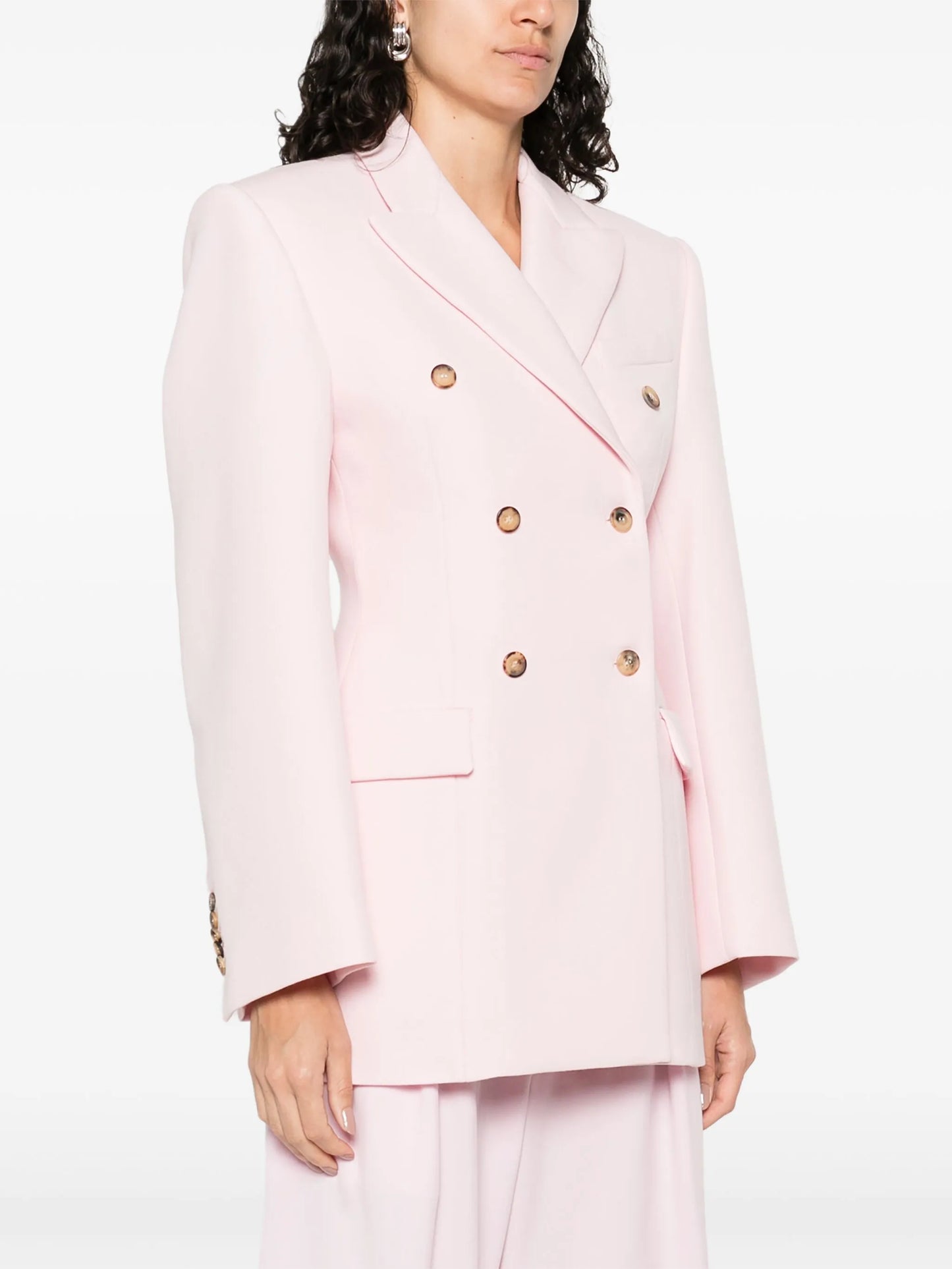 double-breasted blazer