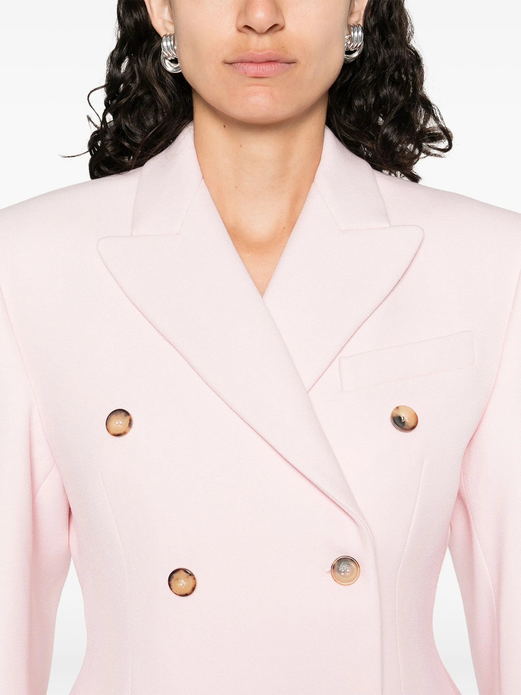 double-breasted blazer