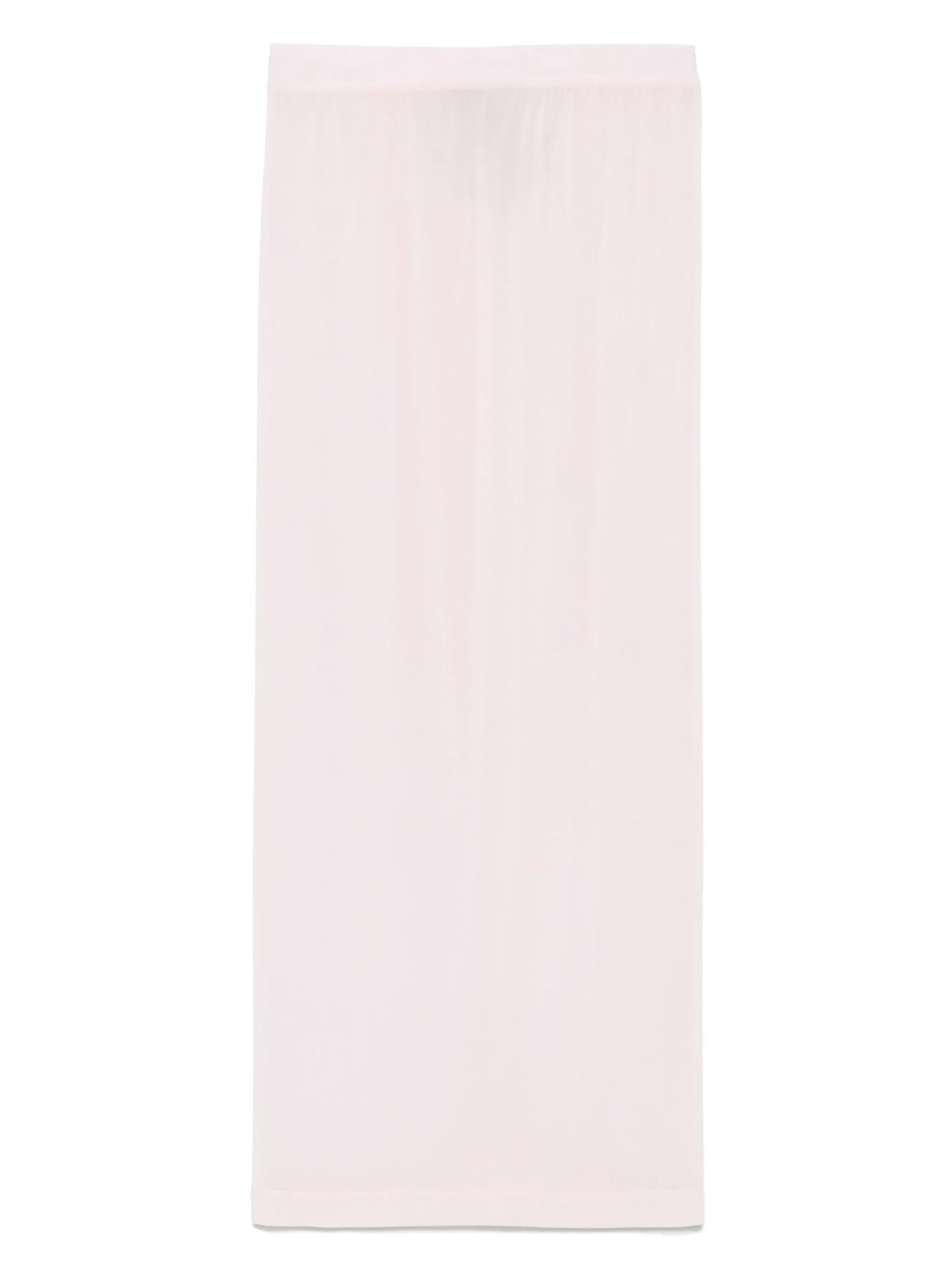 sheer tube midi skirt