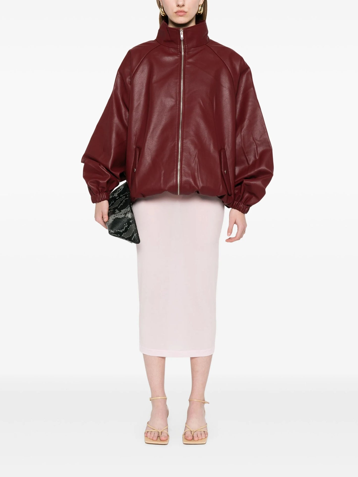 sheer tube midi skirt