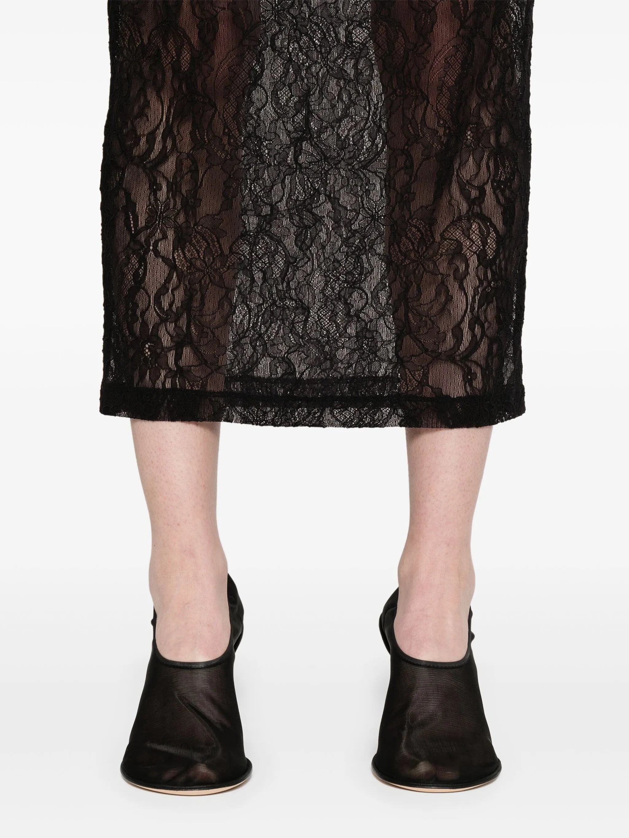 lace midi skirt