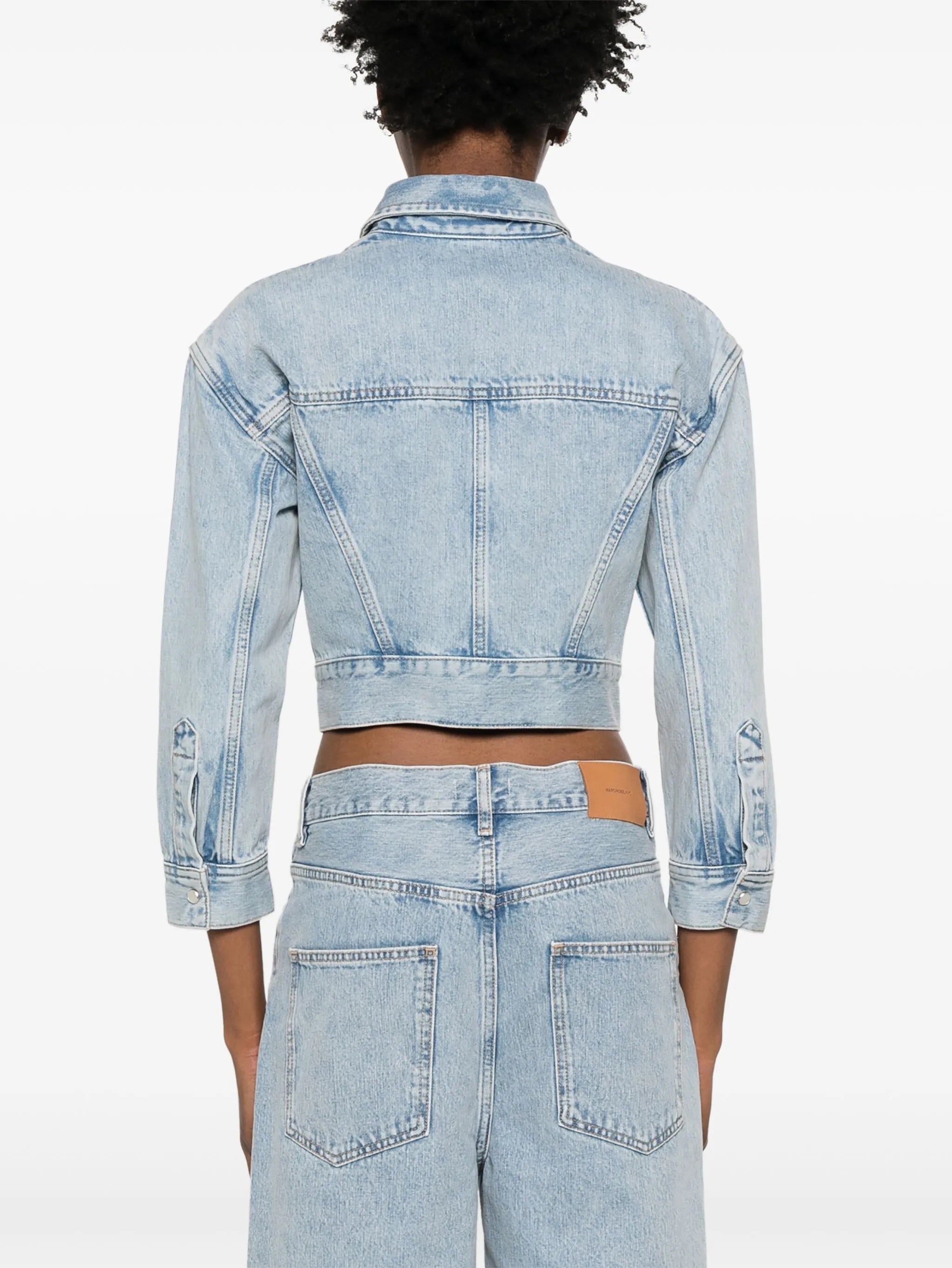 cropped denim jacket