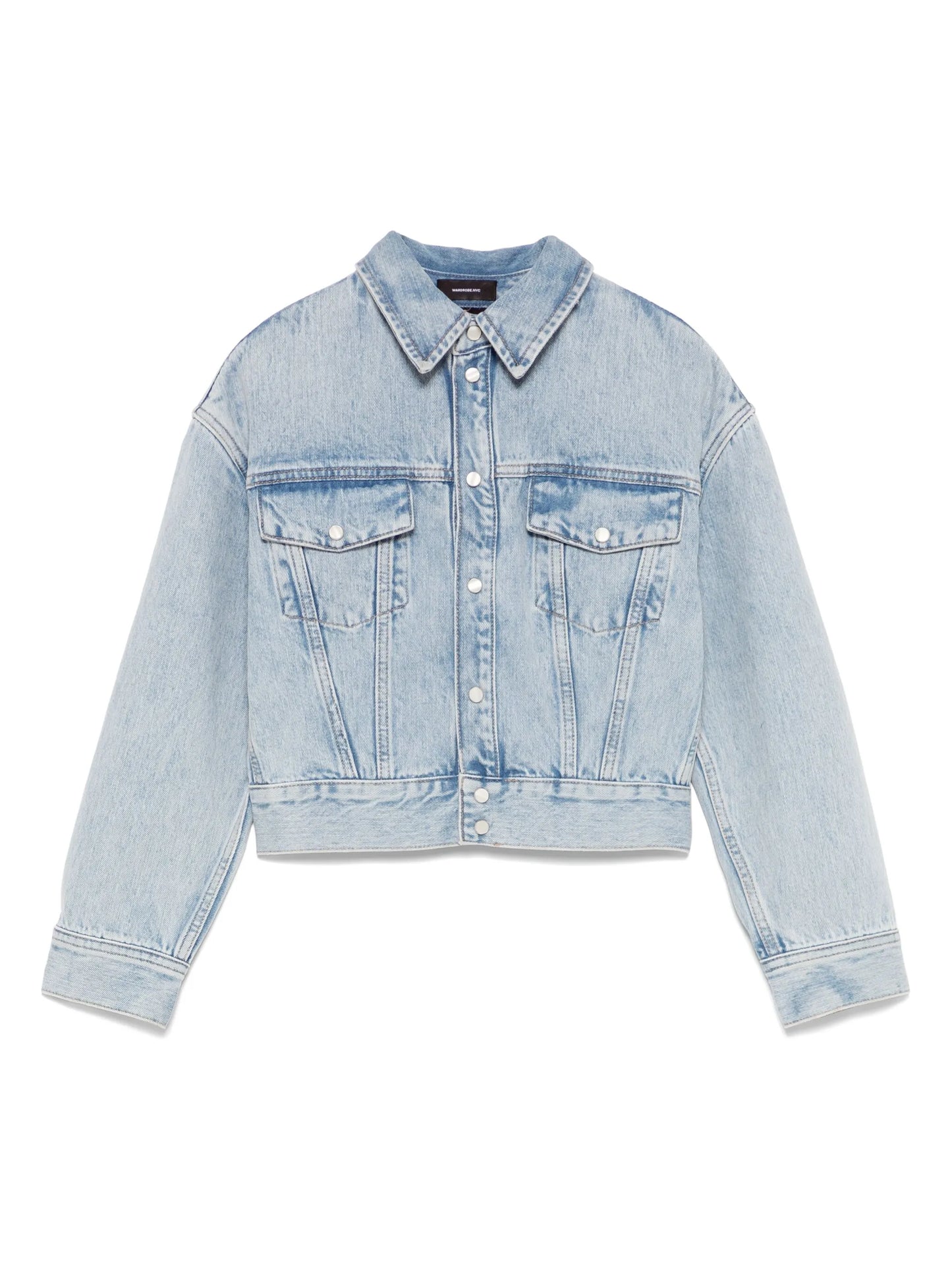 cropped denim jacket