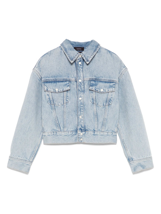 cropped denim jacket