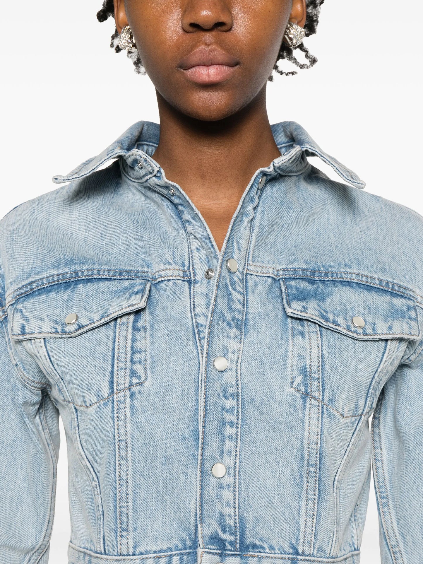 cropped denim jacket