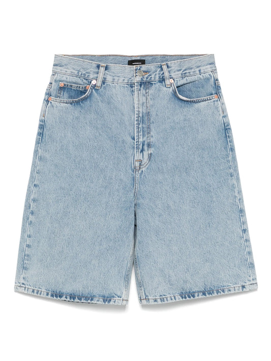 low-rise denim shorts