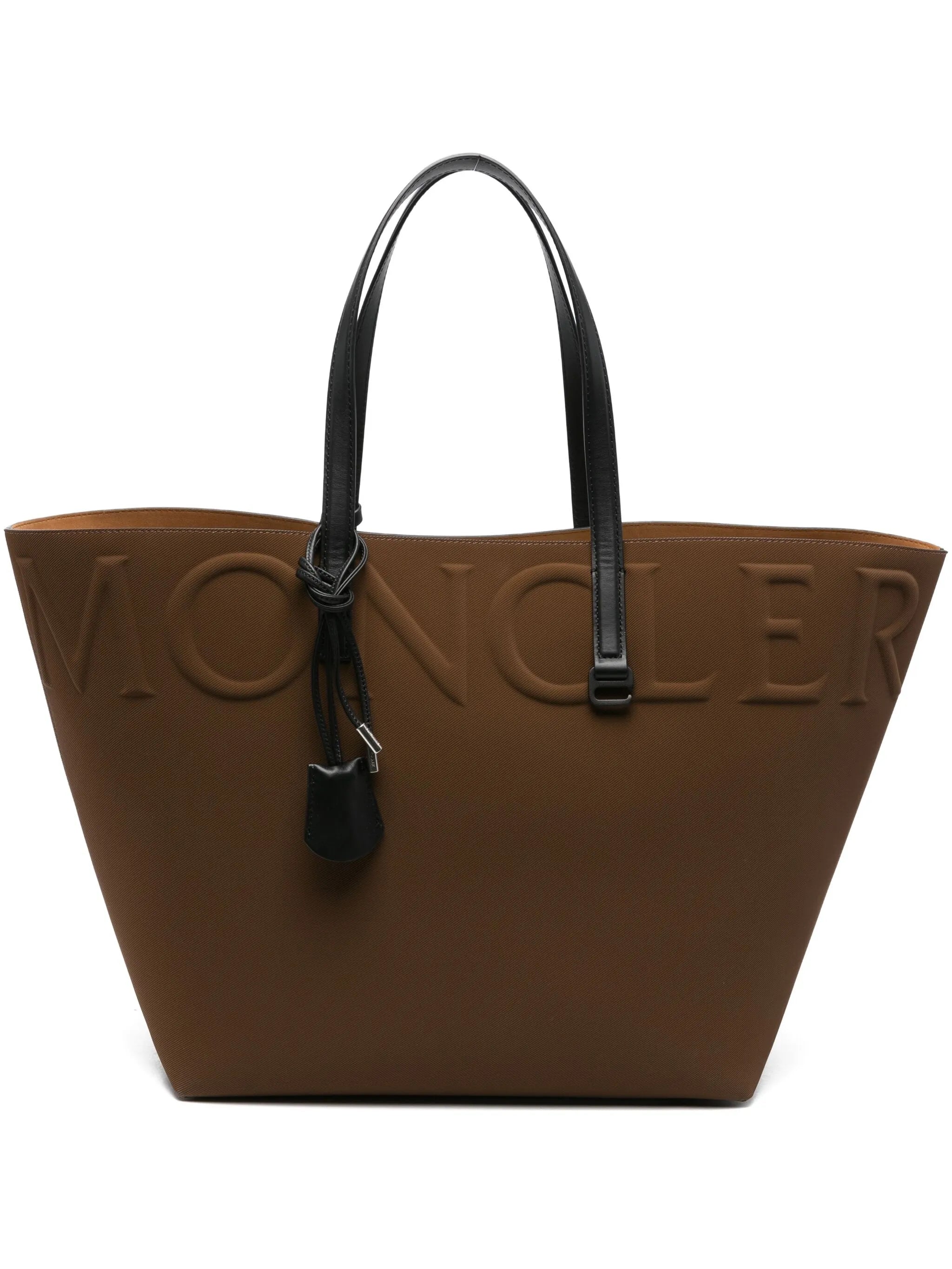 large leather tote bag