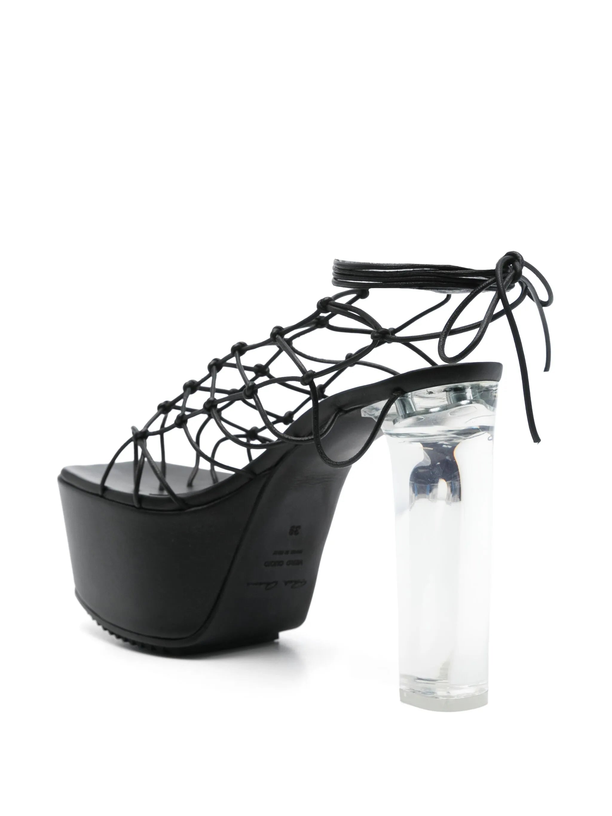 130mm Web Platform sandals