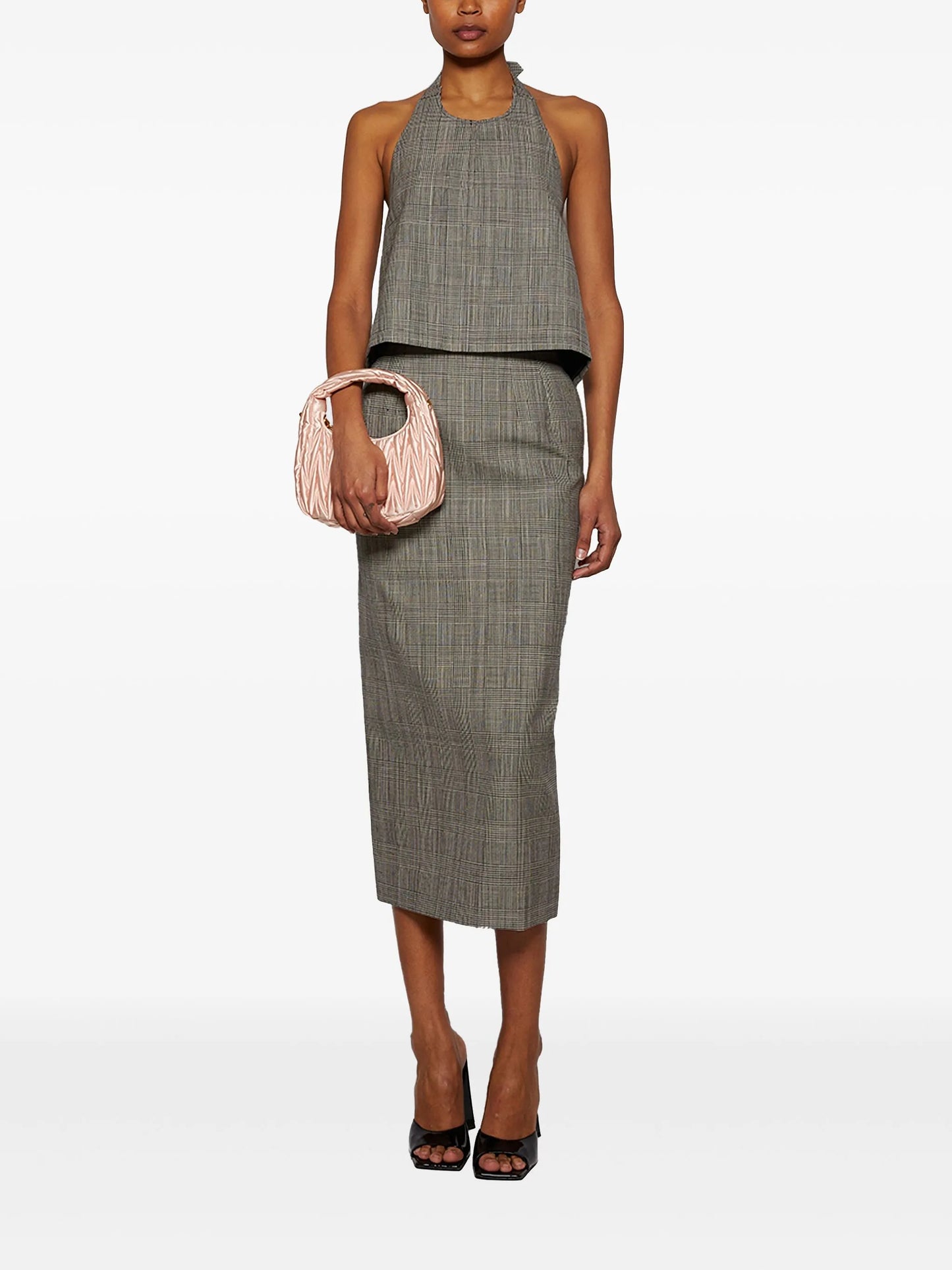 Contour midi skirt