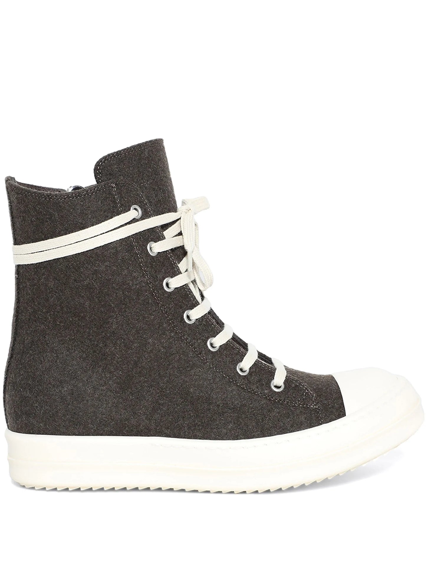 felt high-top sneakers