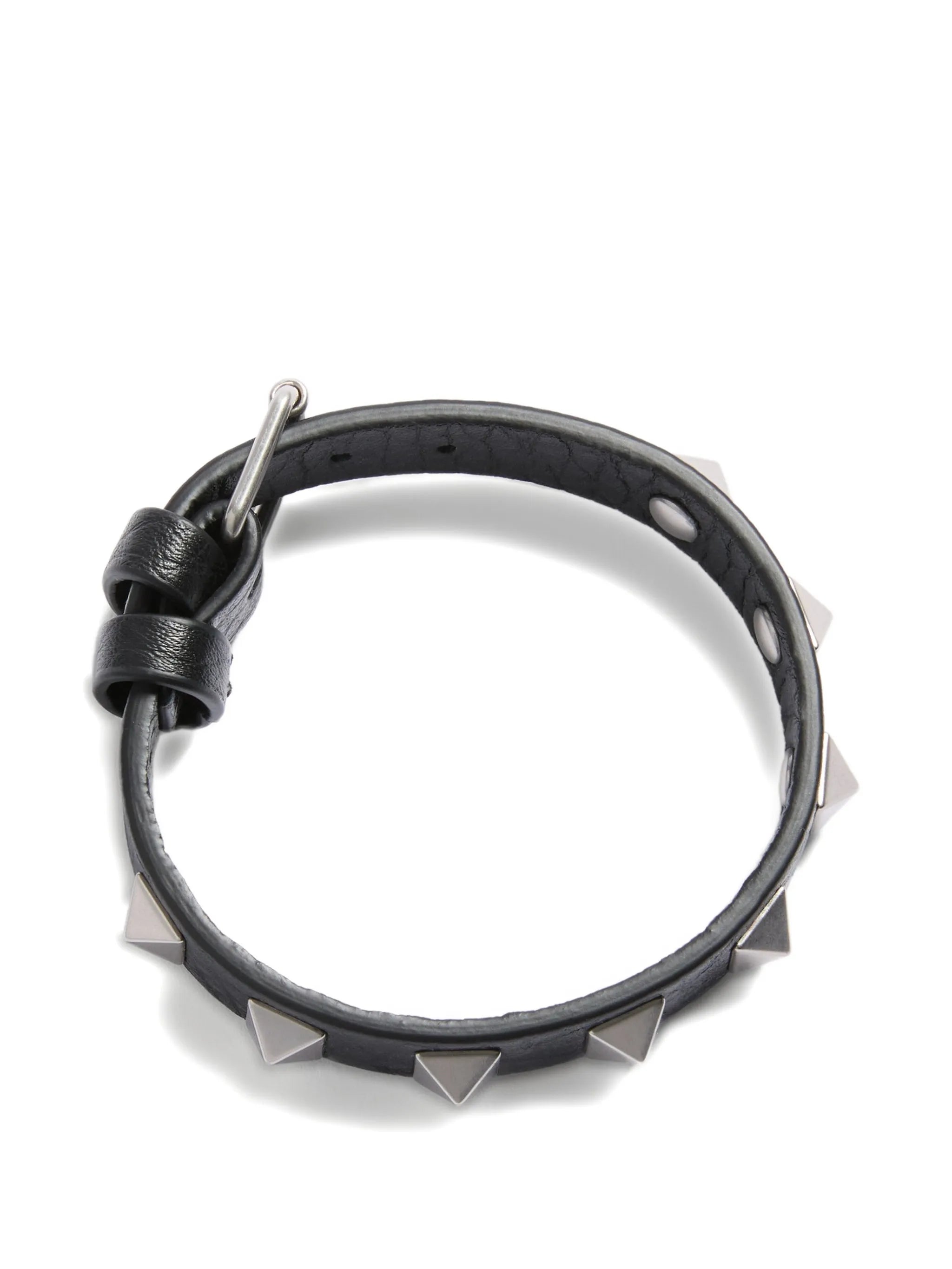 Val Rockstud leather bracelet